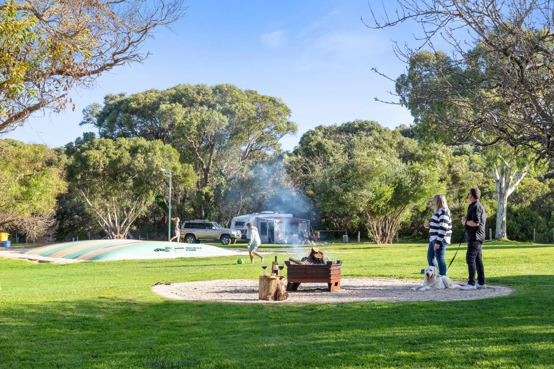 Garden in Robe Holiday Park