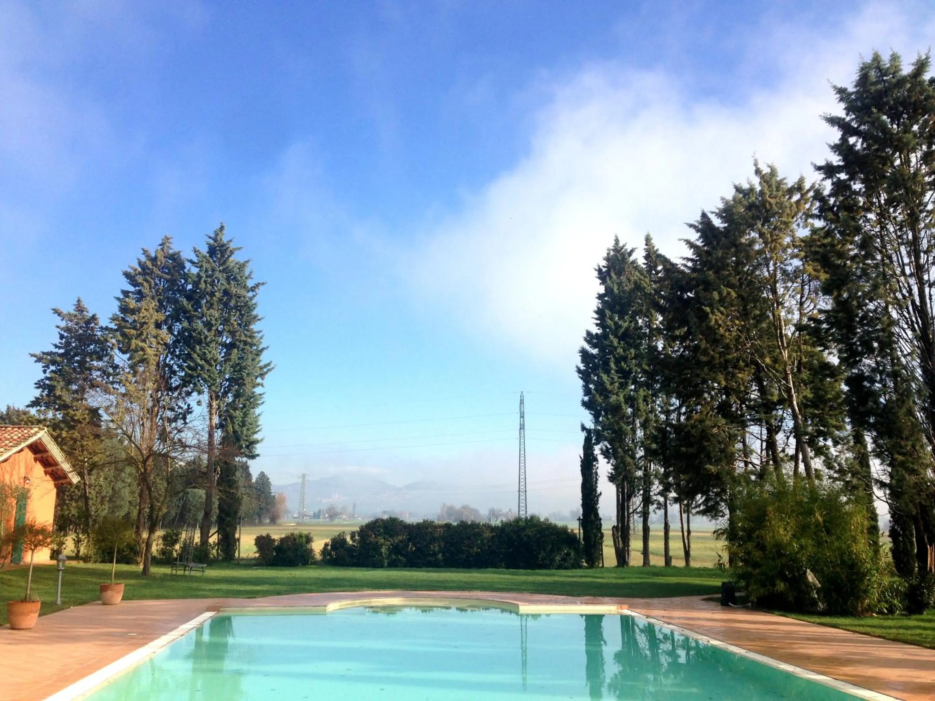 Swimming pool in Resort e Spa San Crispino