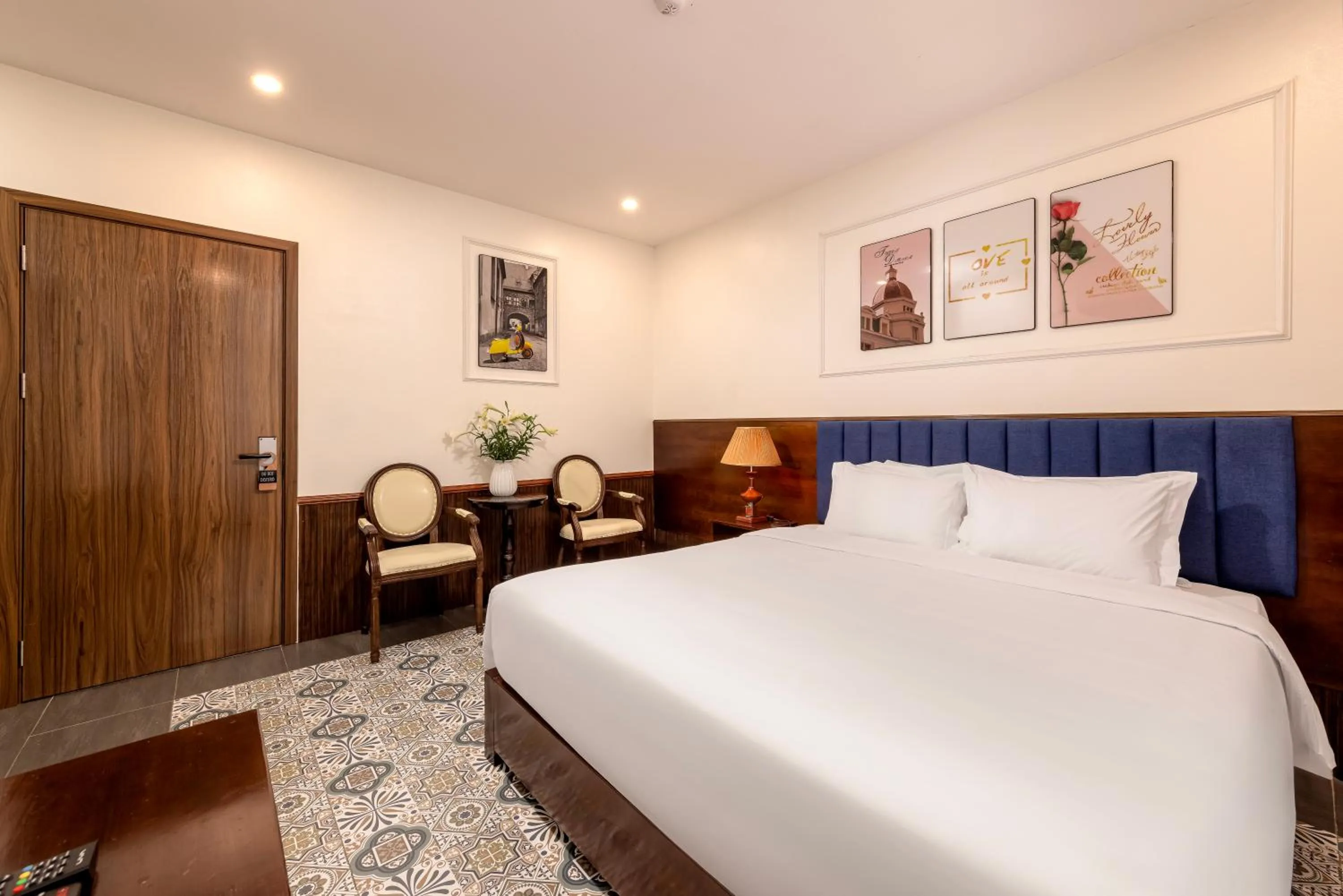 Bed in Tam Coc Center Luxury Hotel & Villa