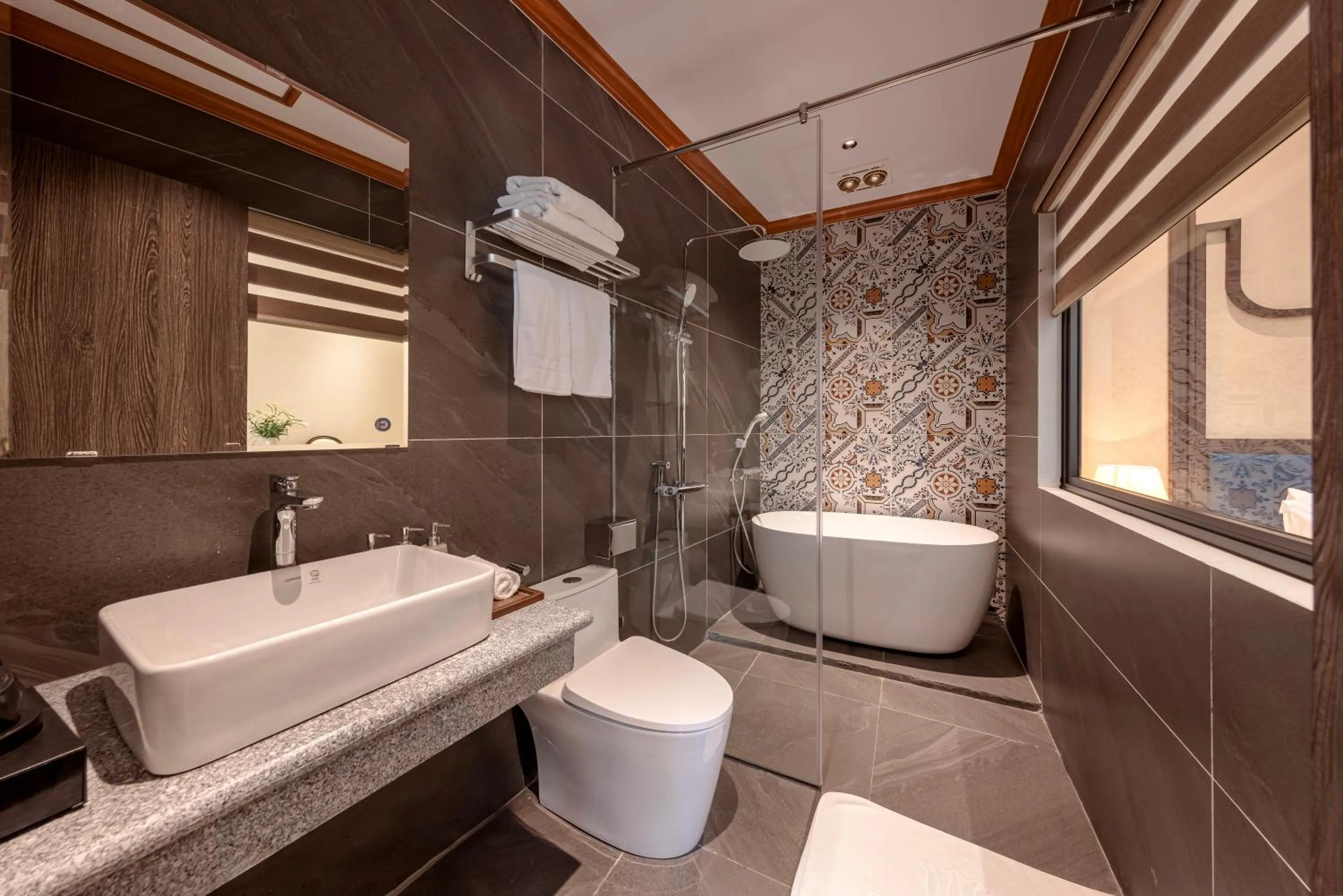 towels in Tam Coc Center Luxury Hotel & Villa