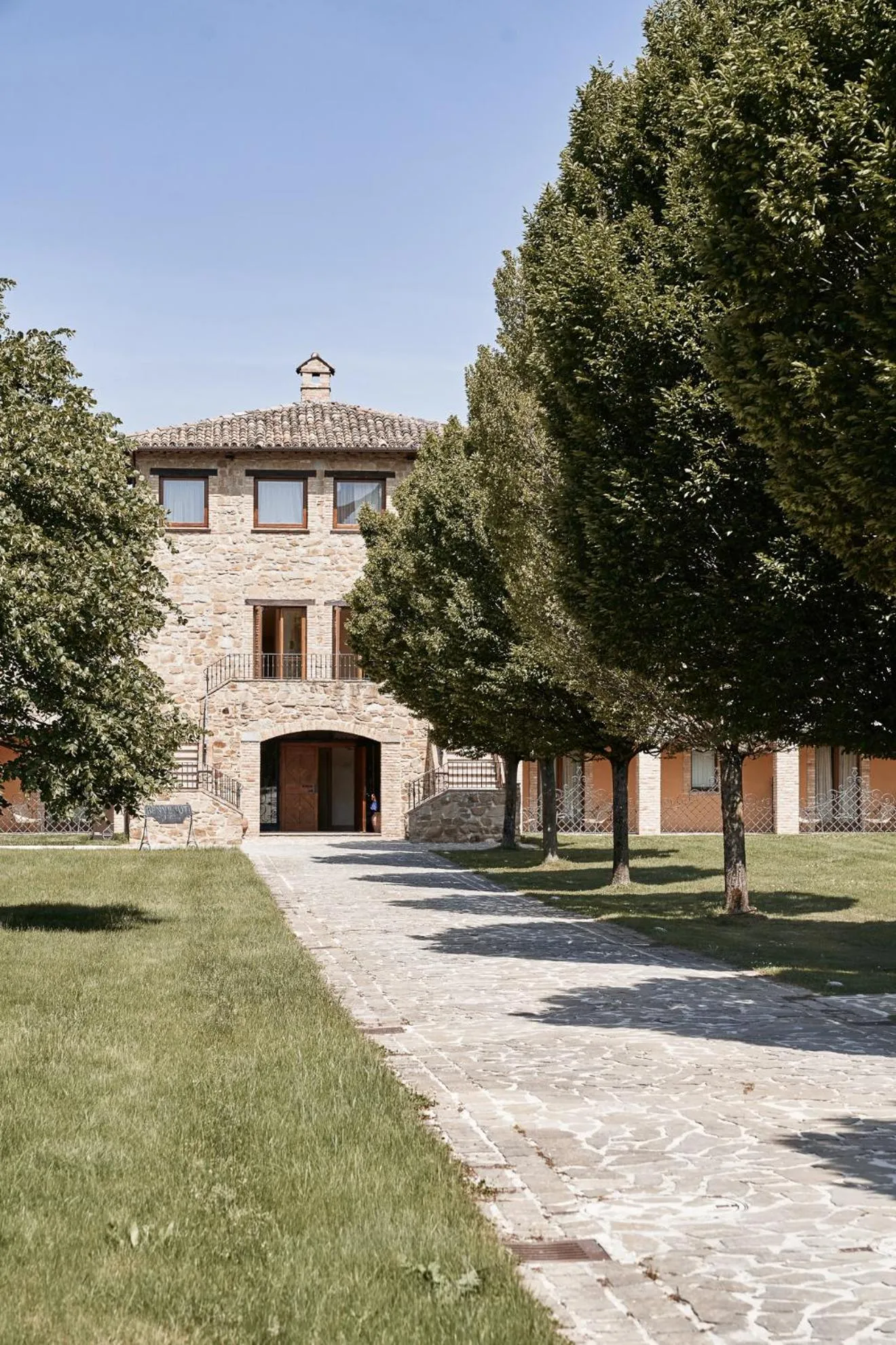Inner courtyard view in Borgo Lanciano