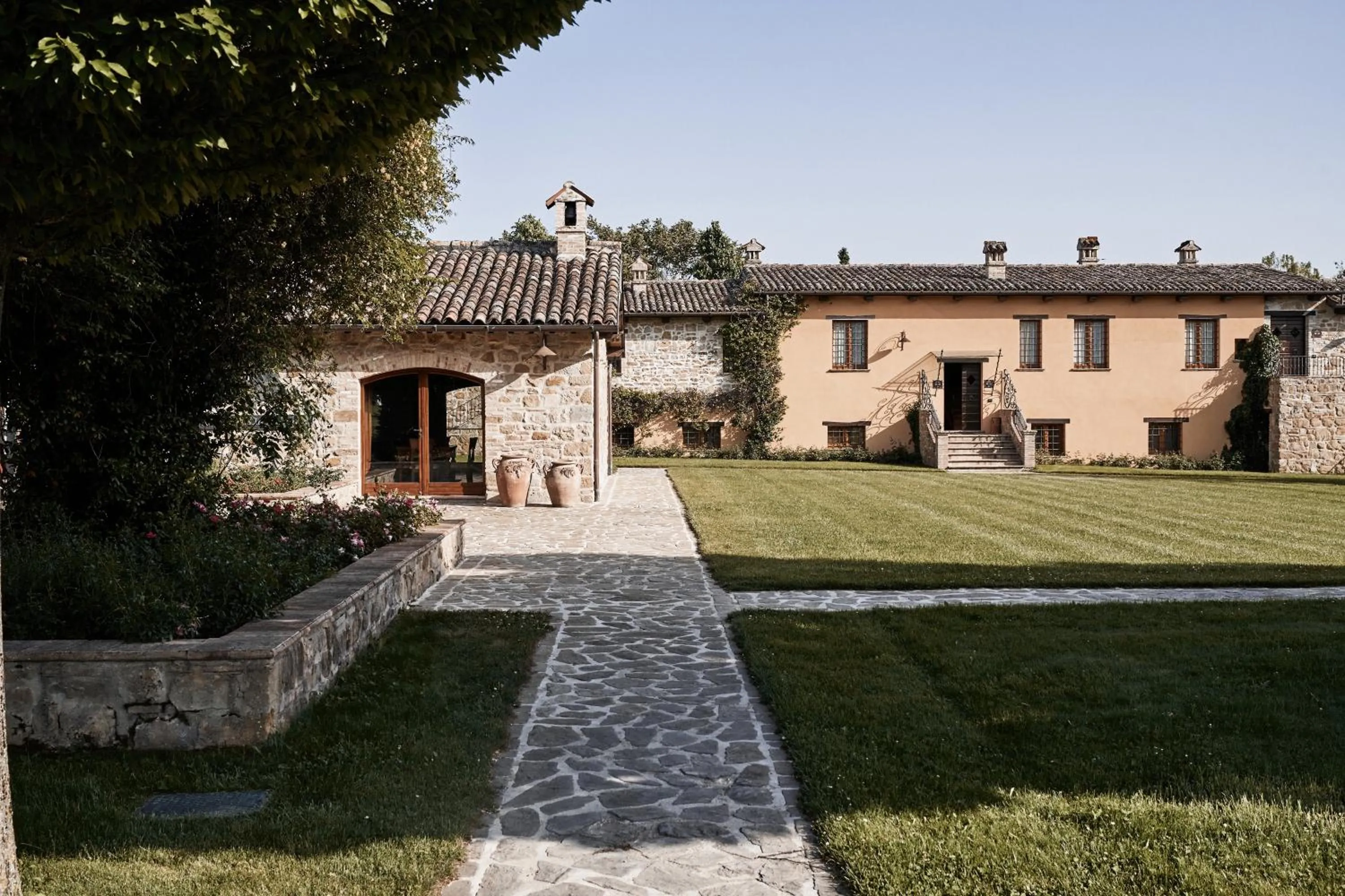 Garden view in Borgo Lanciano