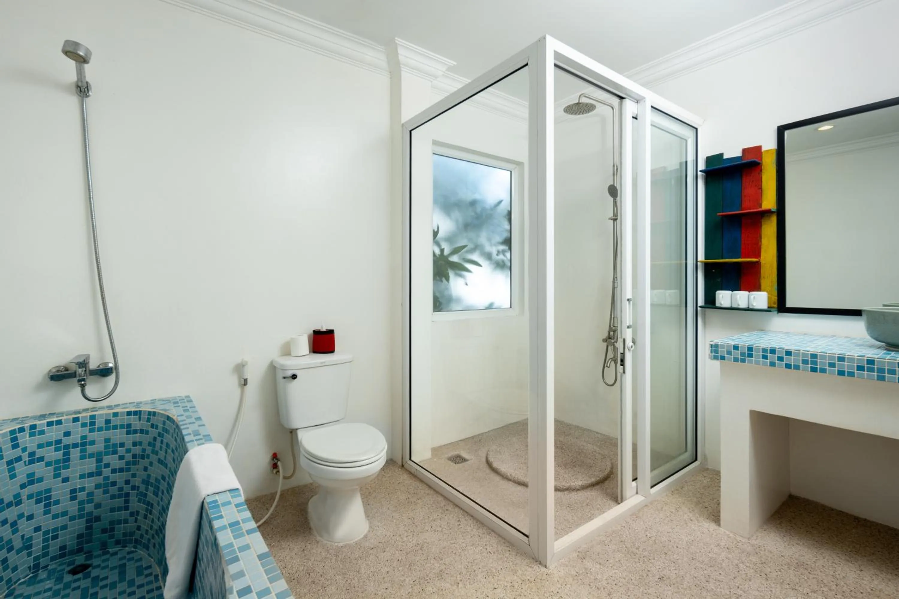 Bath in La Residence WatBo Hotel