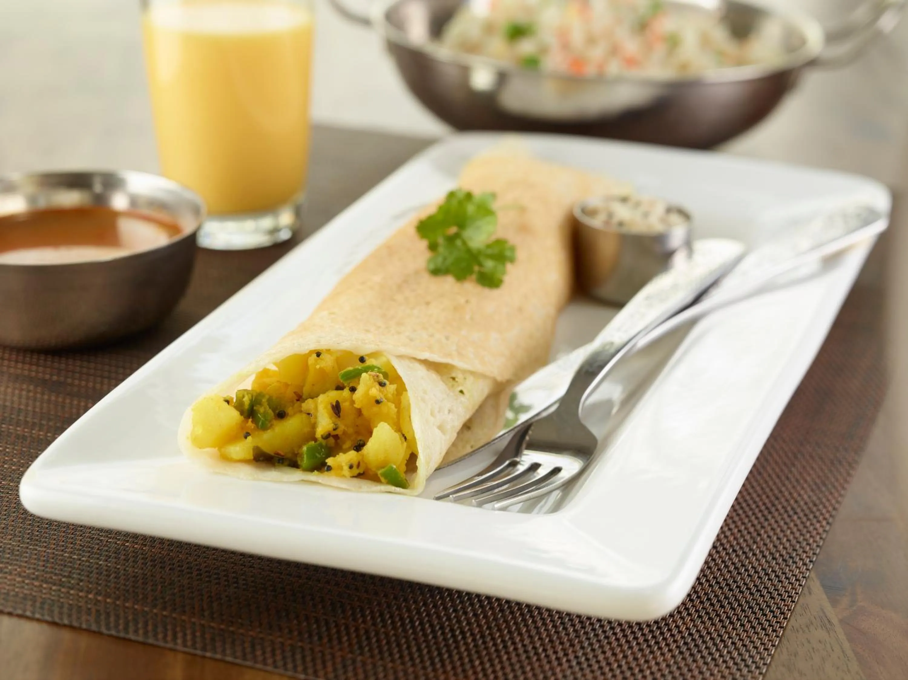 Breakfast in Hilton Garden Inn, Trivandrum