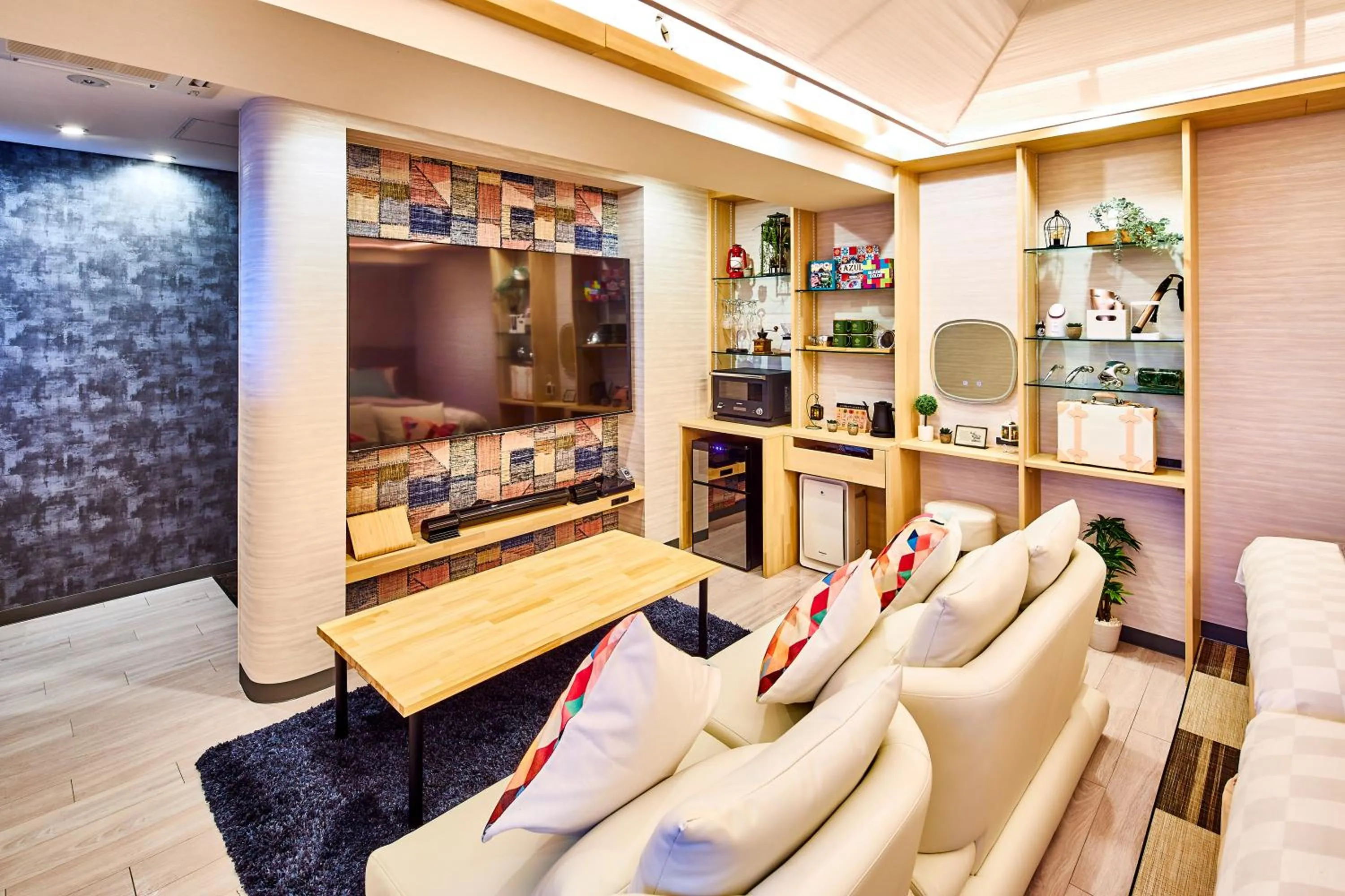 TV and multimedia in Hotel BaliAn Resort Shinjuku Glamping