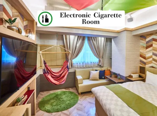 Bed in Hotel BaliAn Resort Shinjuku Glamping