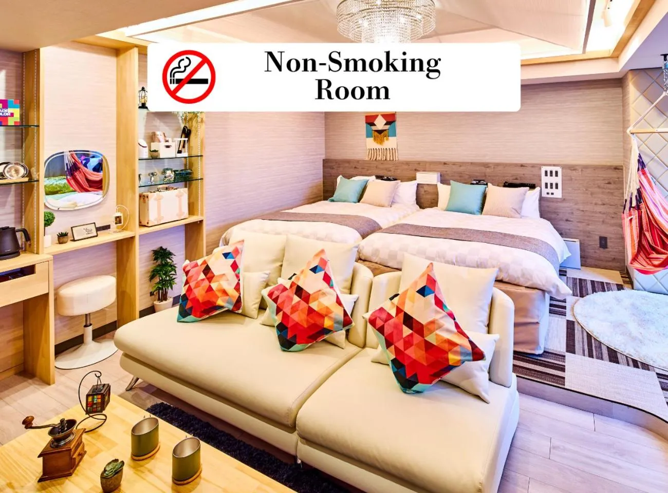 Photo of the whole room, Bed in Hotel BaliAn Resort Shinjuku Glamping