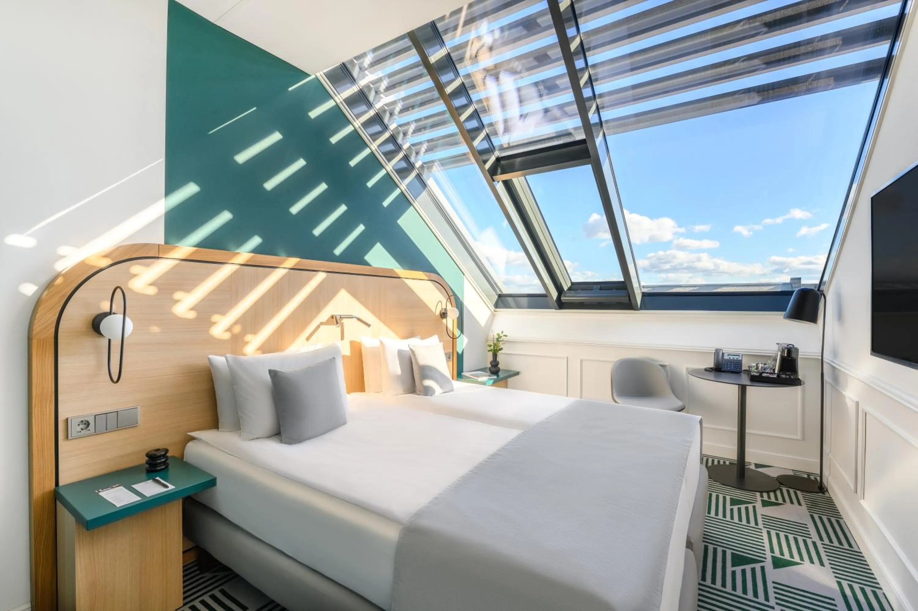 Bedroom, Bed in Hotel Oktogon Haggenmacher by Continental Group