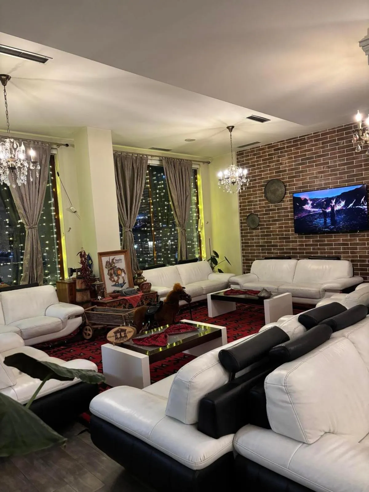 Lobby or reception in Theranda Hotel