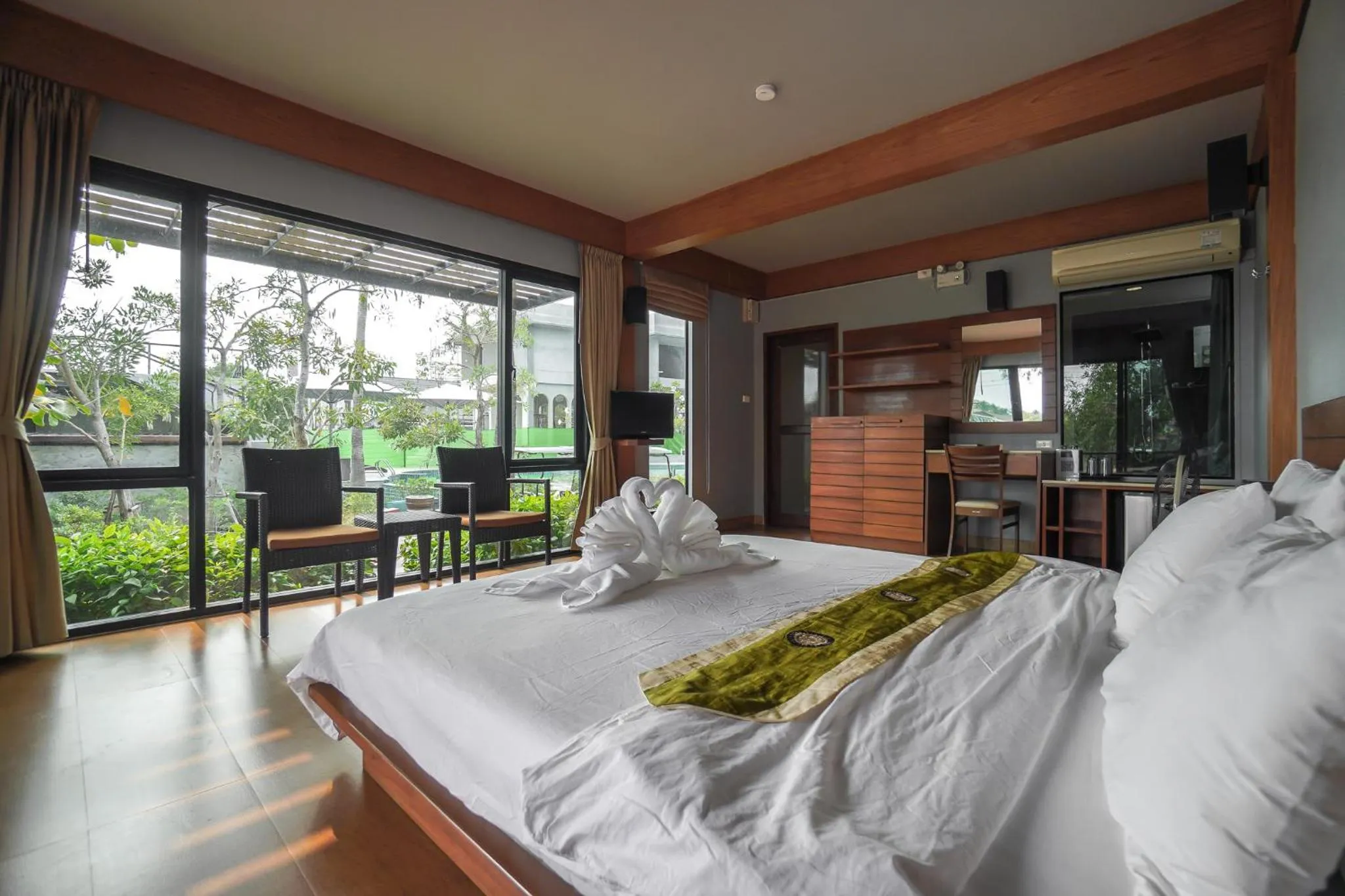 Bed in The Grace Amphawa