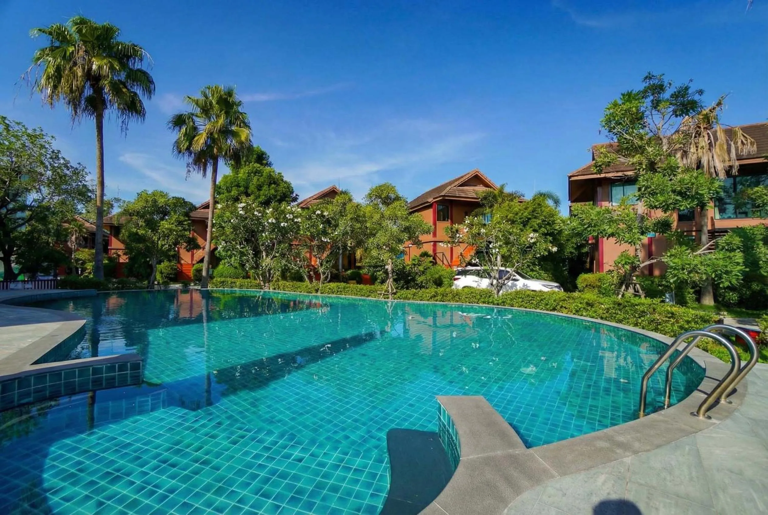 Pool view in The Grace Amphawa