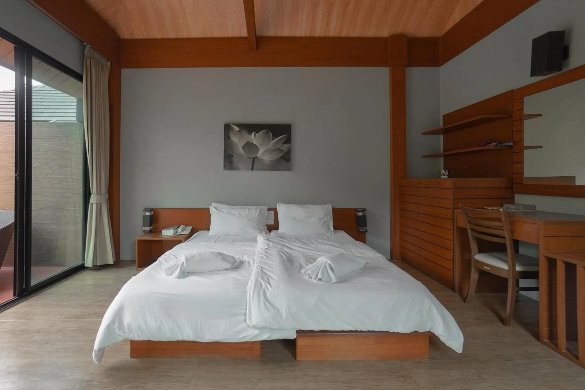 Bed in The Grace Amphawa