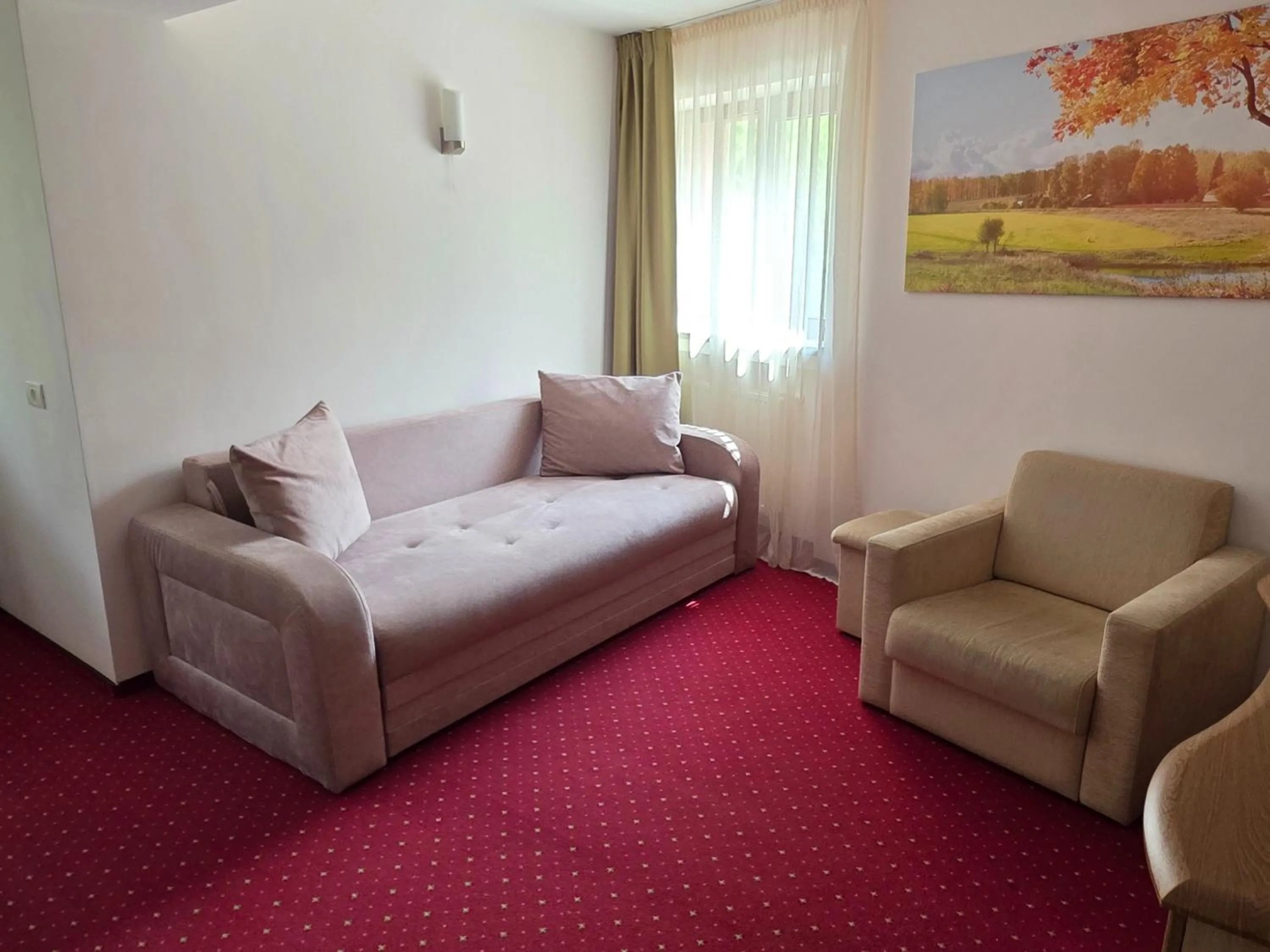 Bed in Hotel Carpați