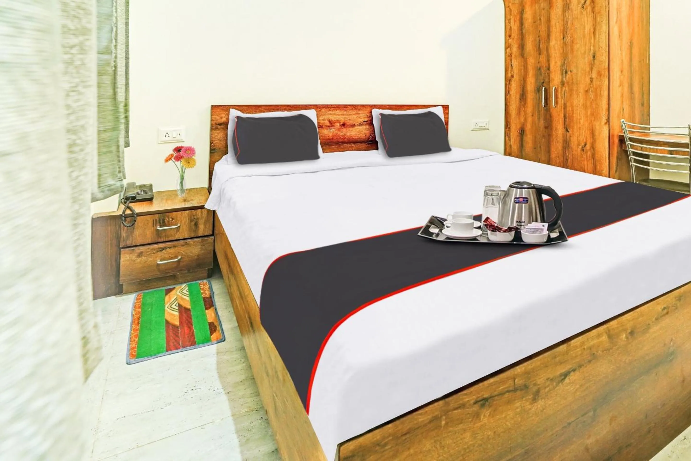 Bedroom, Bed in FabHotel SSG