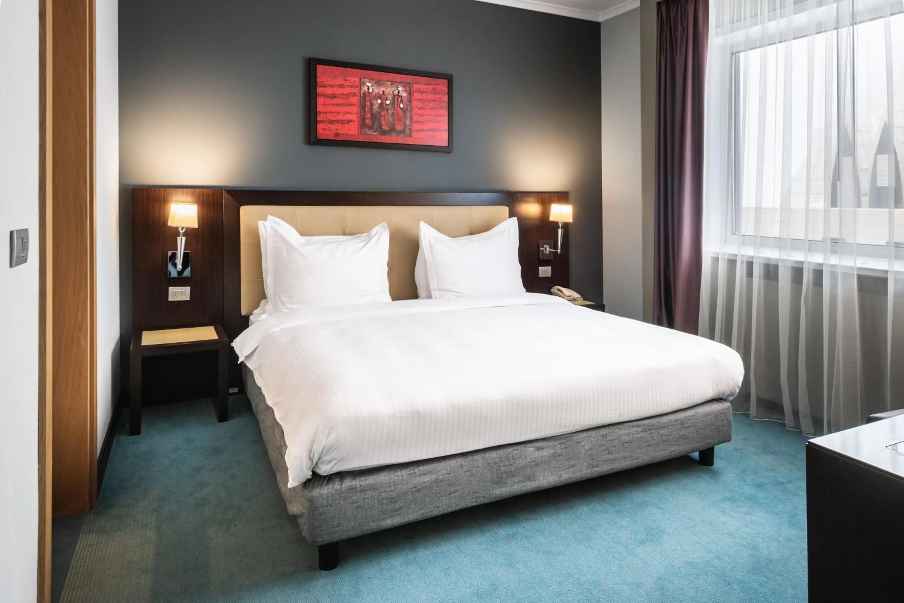 Bed in Radisson Hotel Astana