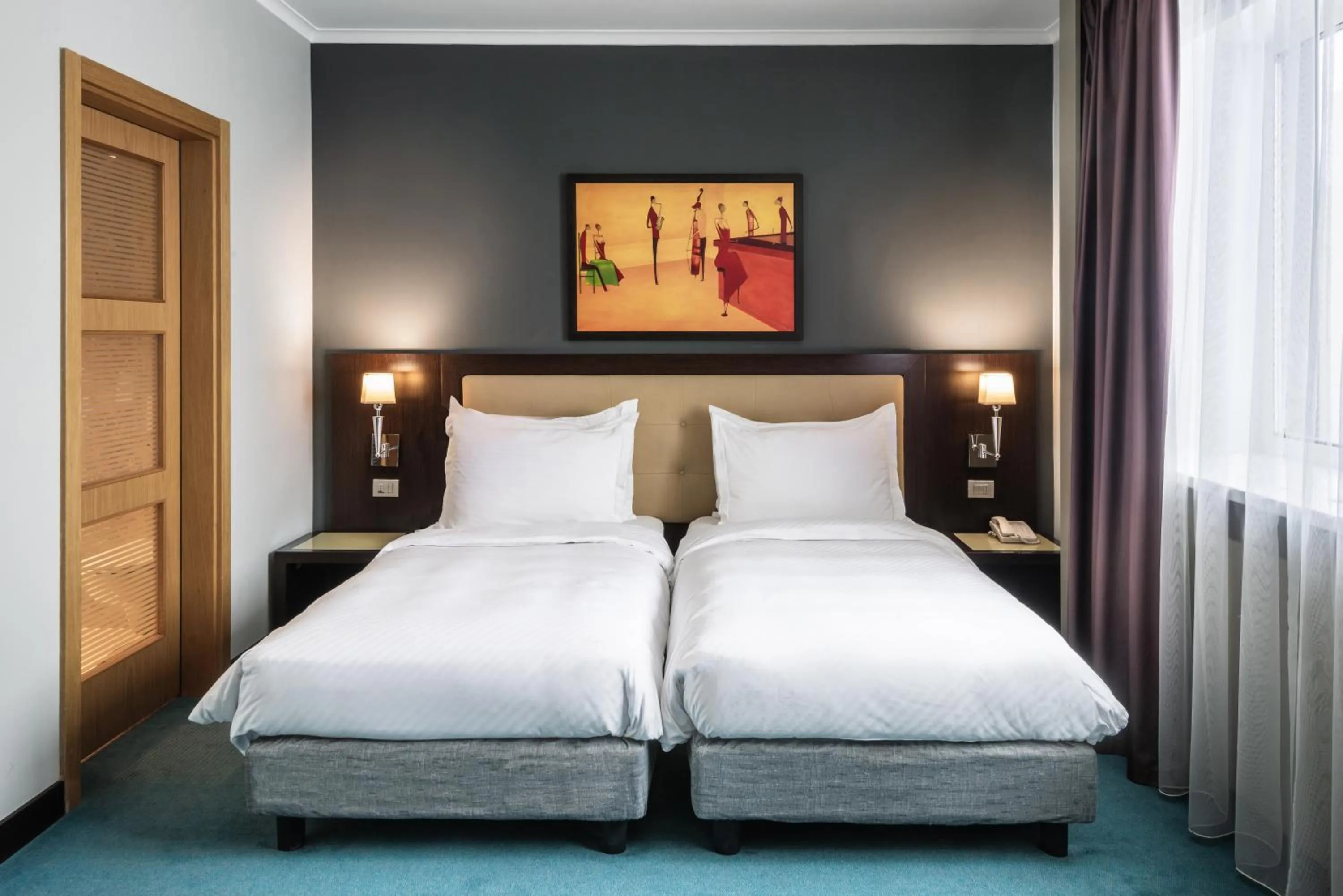 Bed in Radisson Hotel Astana