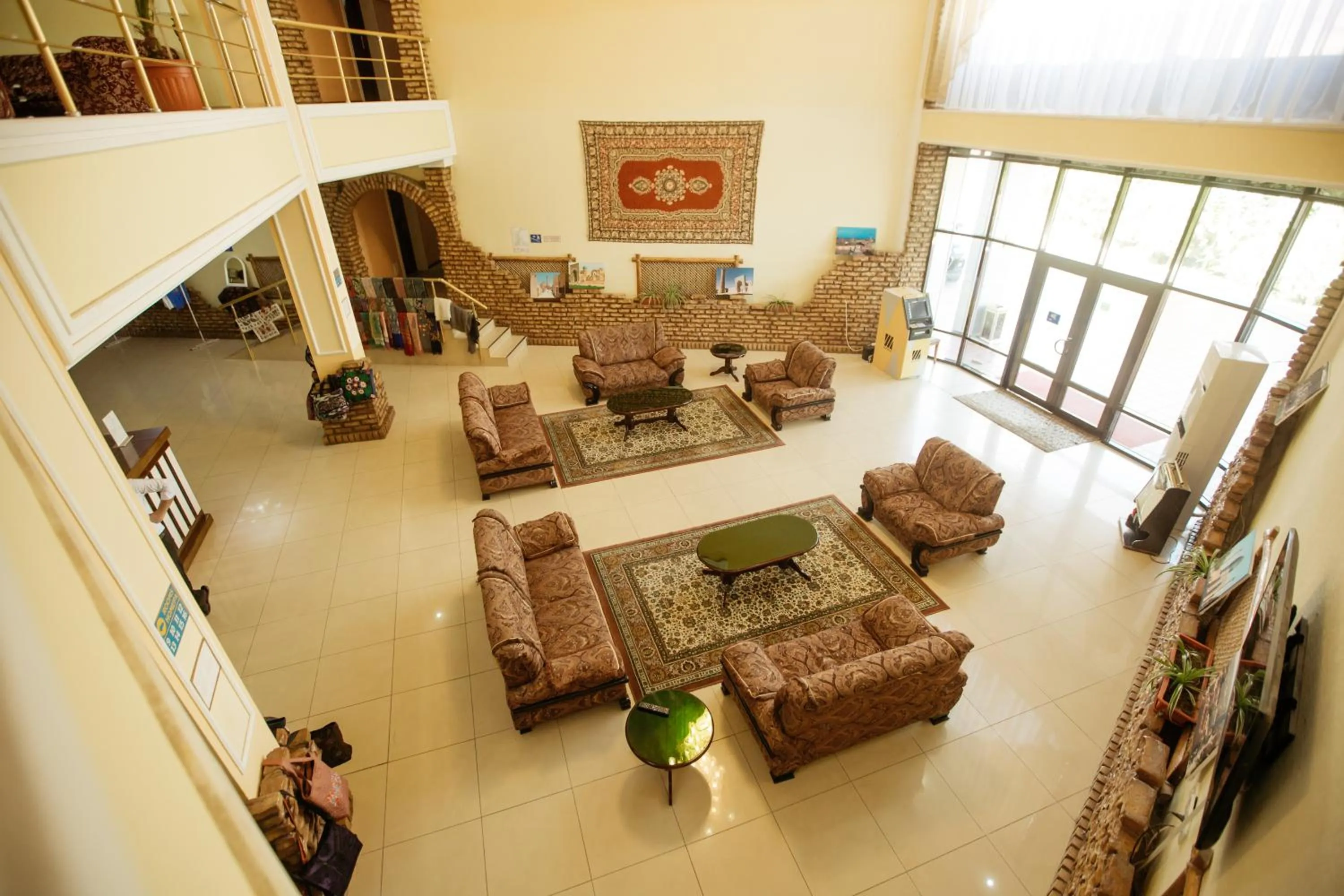 Seating area in Hotel Asia Khiva