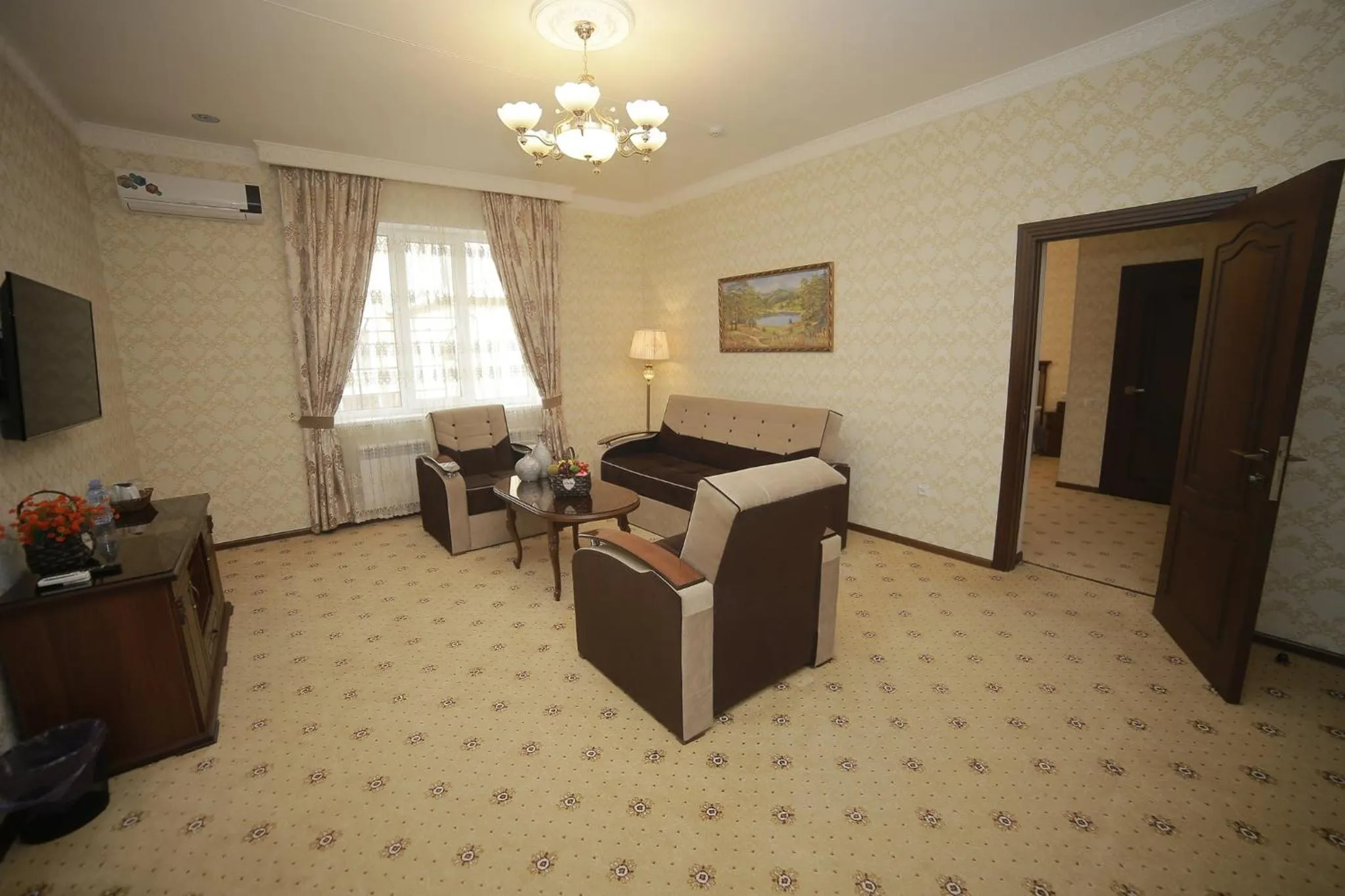 Living room in Hotel Asia Khiva