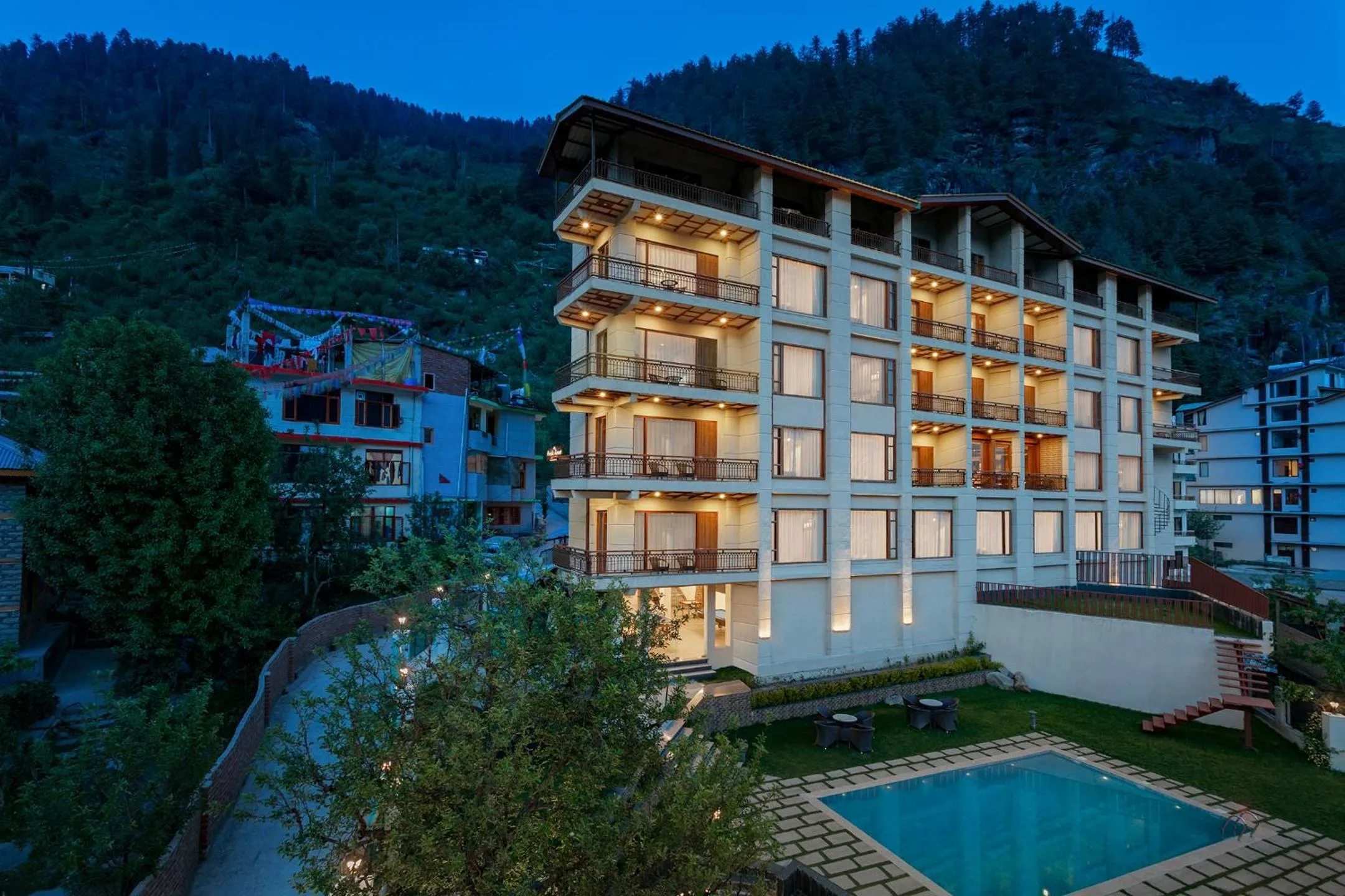 Property building in The Orchid Manali - a Boutique Hotel