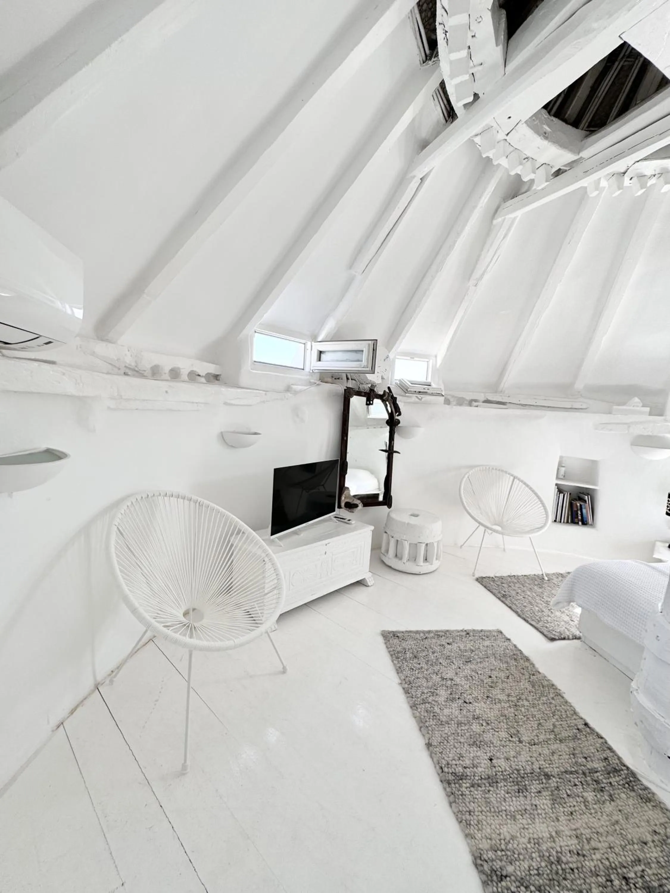 Bed in She Mykonos - Luxury Apartments