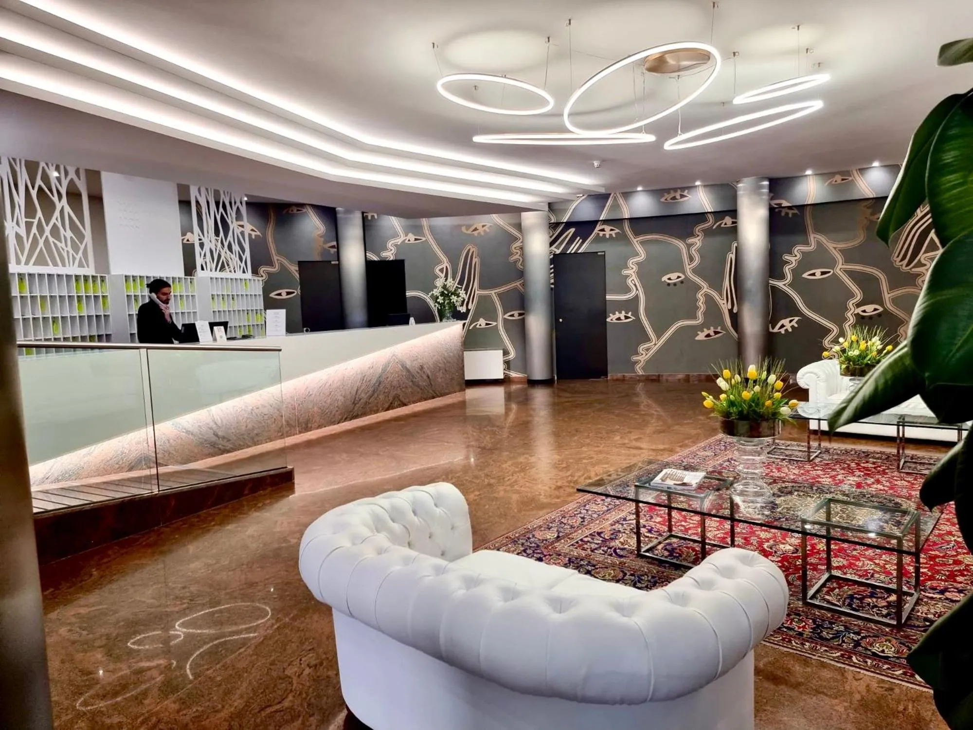 Lobby or reception in Hotel & Residence Castelli