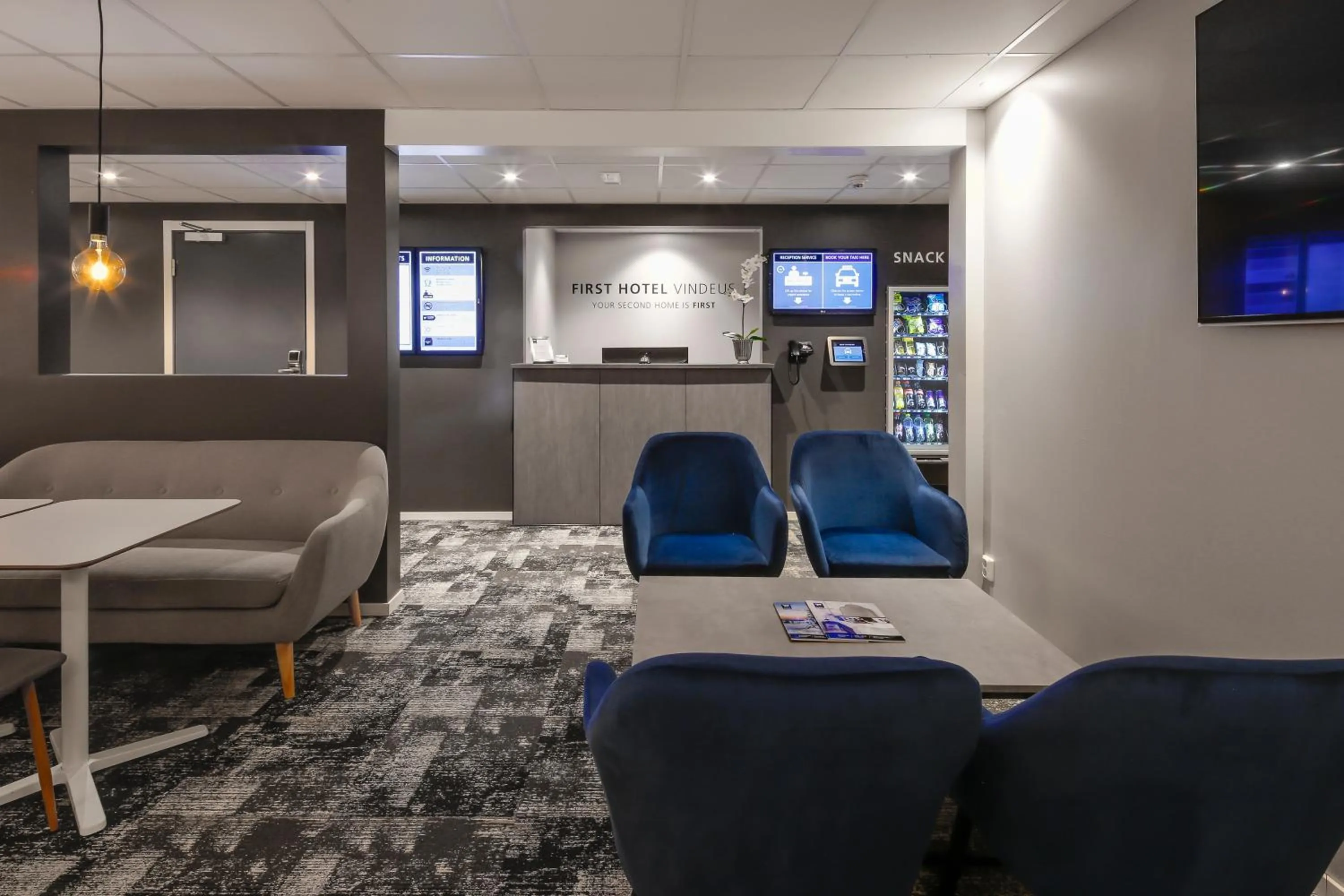 Lobby or reception in Hotel Vindeus