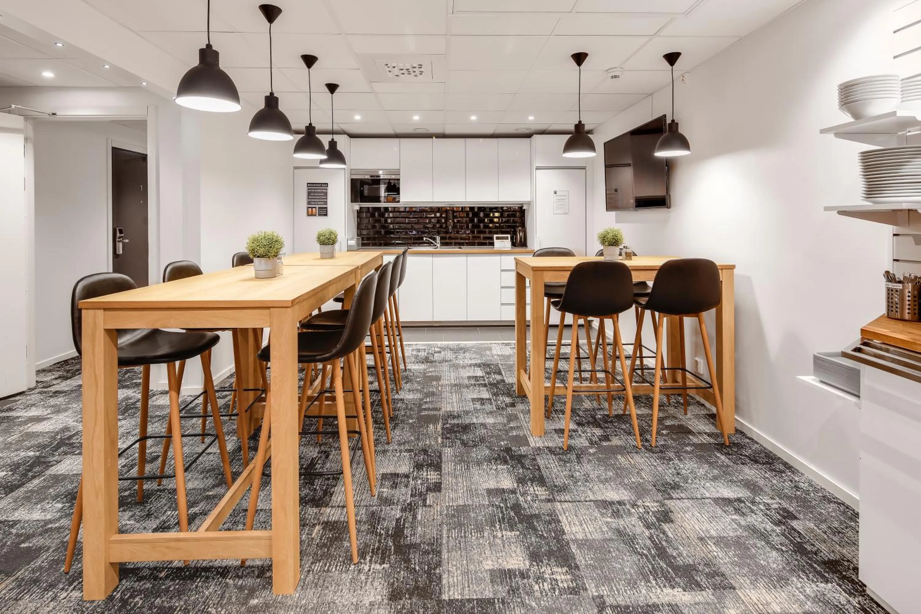 Dining area in Hotel Vindeus