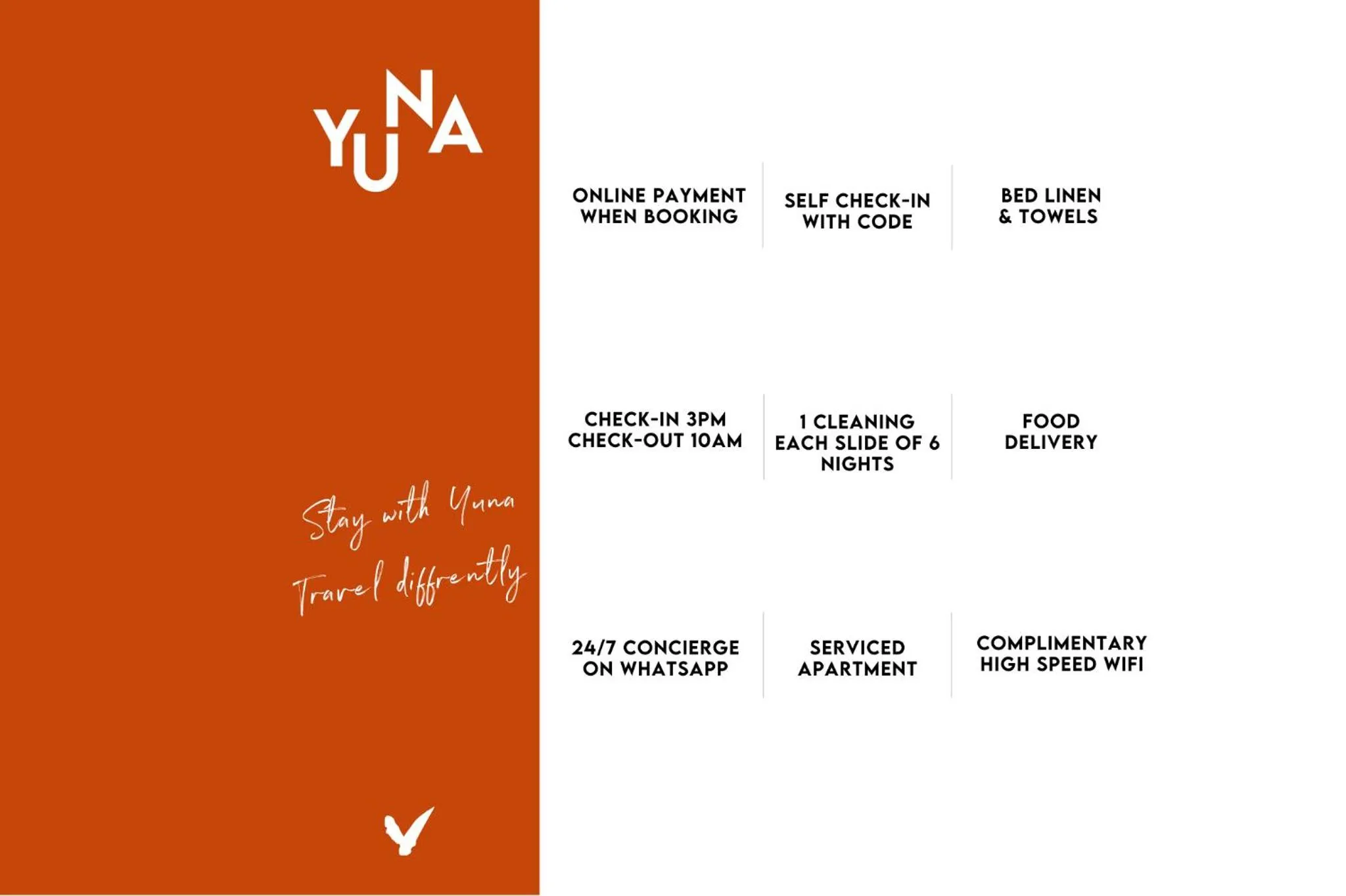 Property logo or sign in Yuna Saint-Honoré - Serviced Apartments