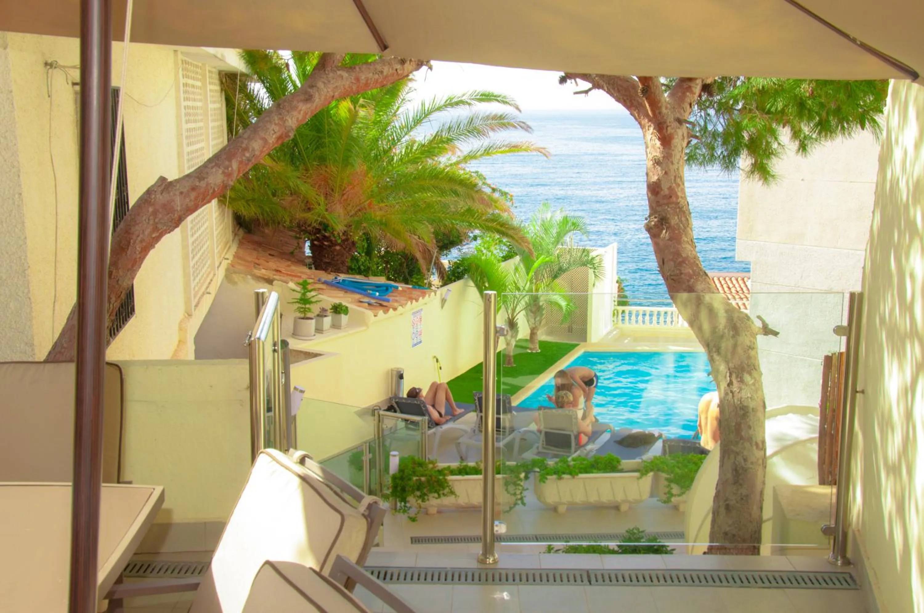Balcony/Terrace in Aparthotel Ola Blanca