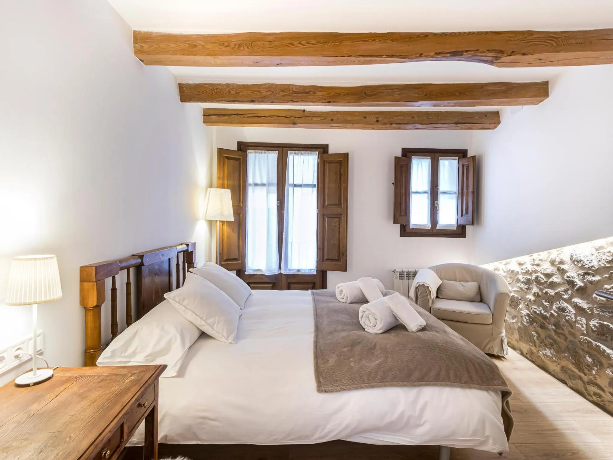 Bedroom, Bed in Cal Rellotger de Solsona