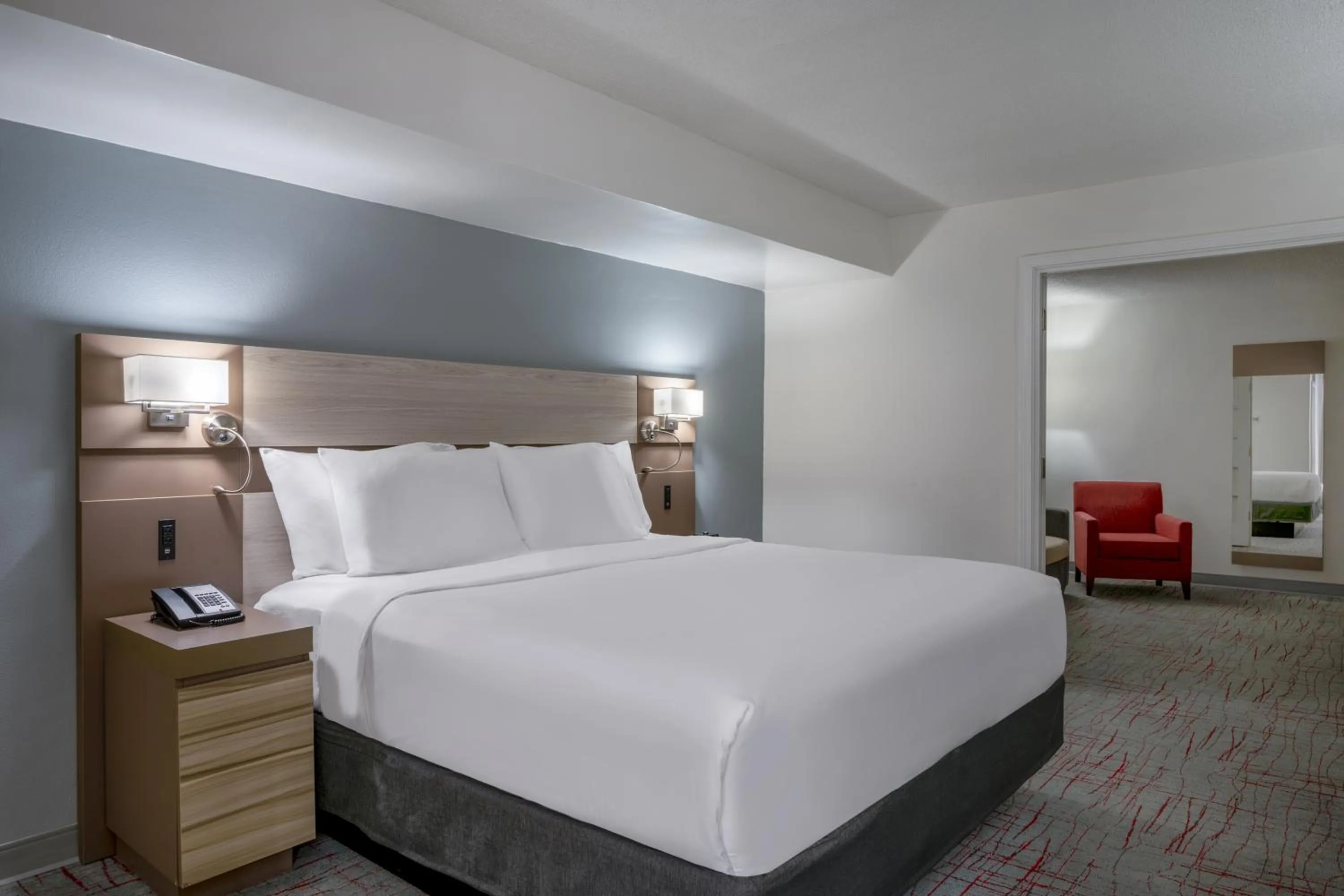 Bed in Wyndham Garden Columbia-Ft Jackson