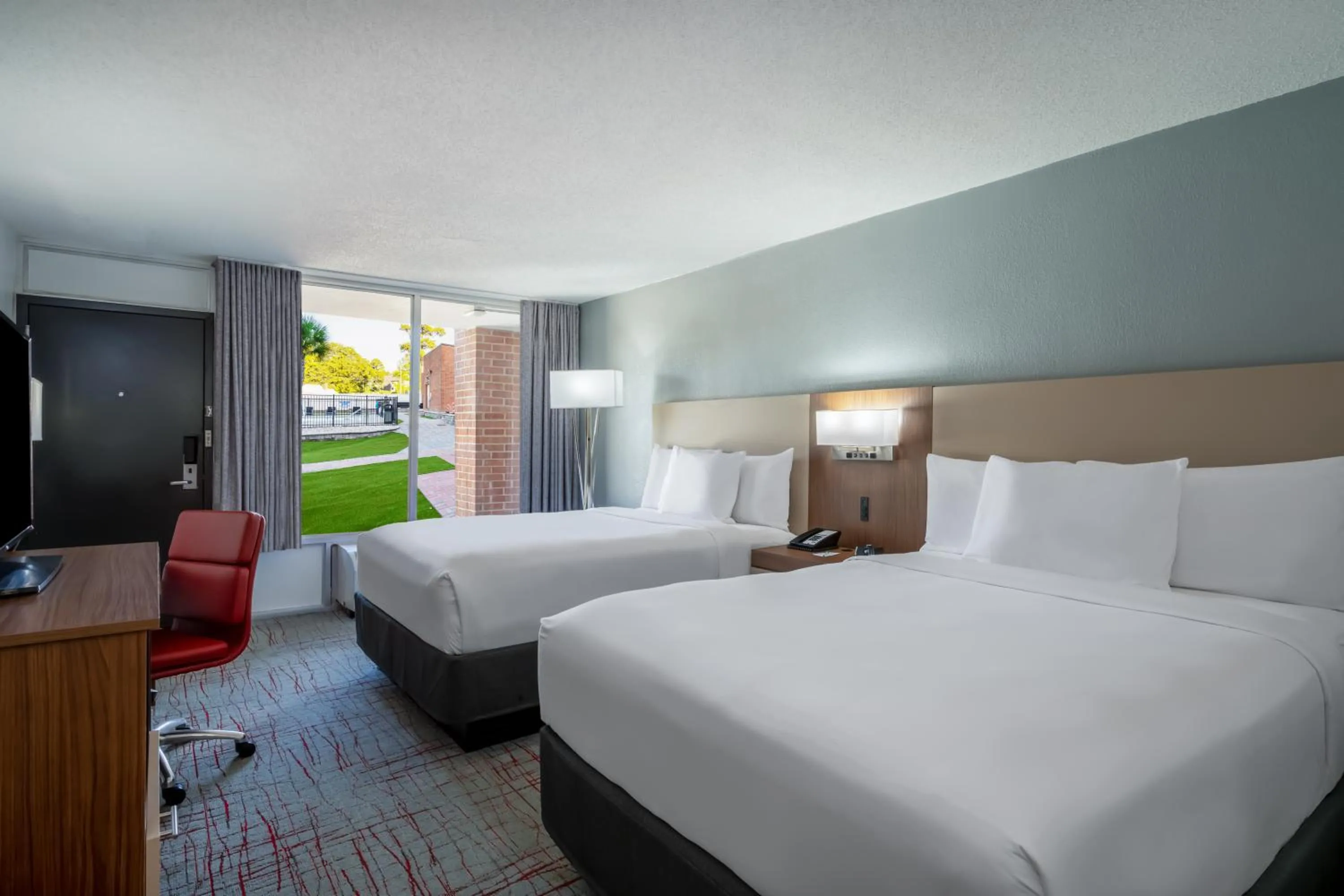 Bed in Wyndham Garden Columbia-Ft Jackson