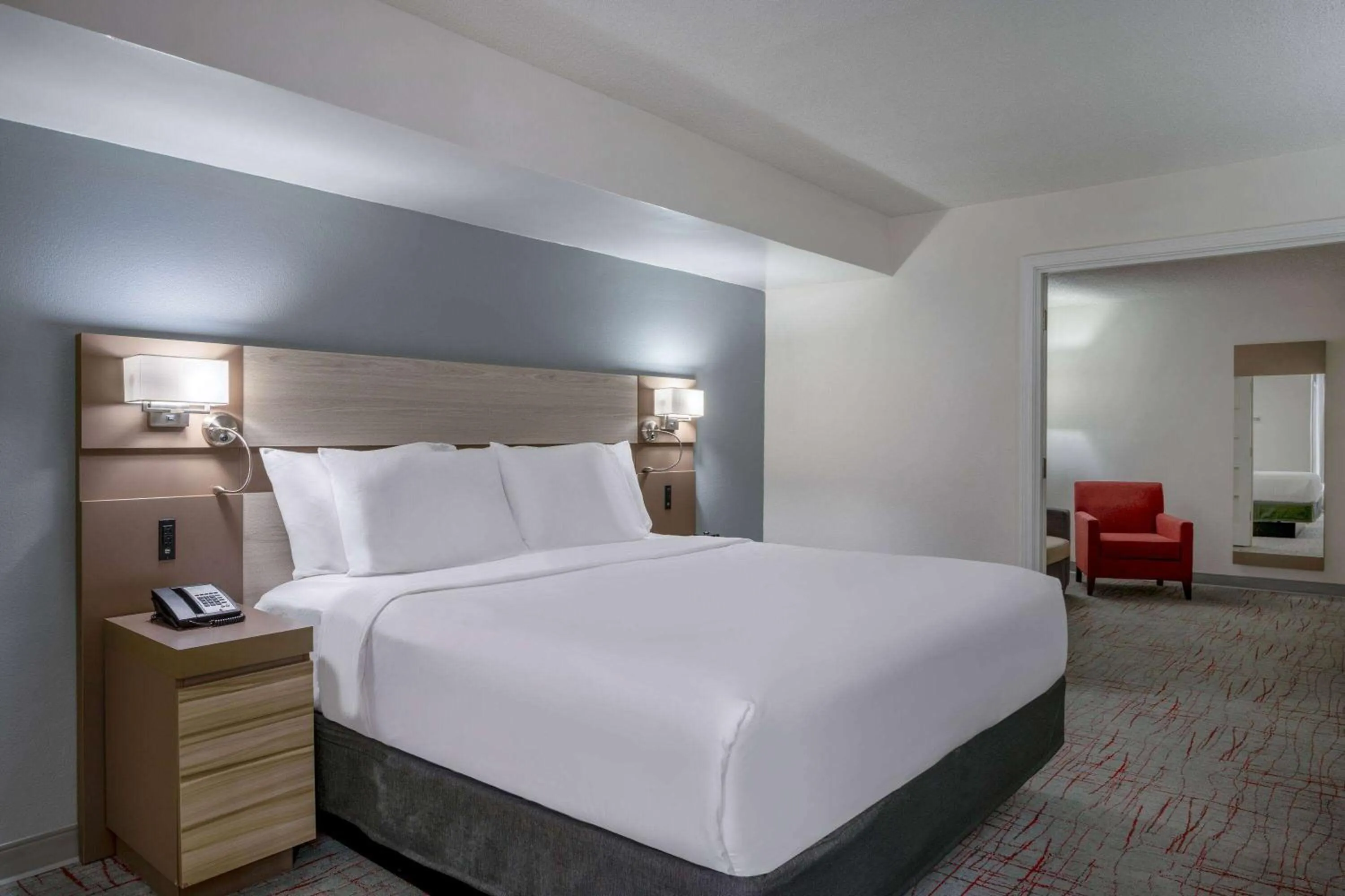 Bed in Wyndham Garden Columbia-Ft Jackson