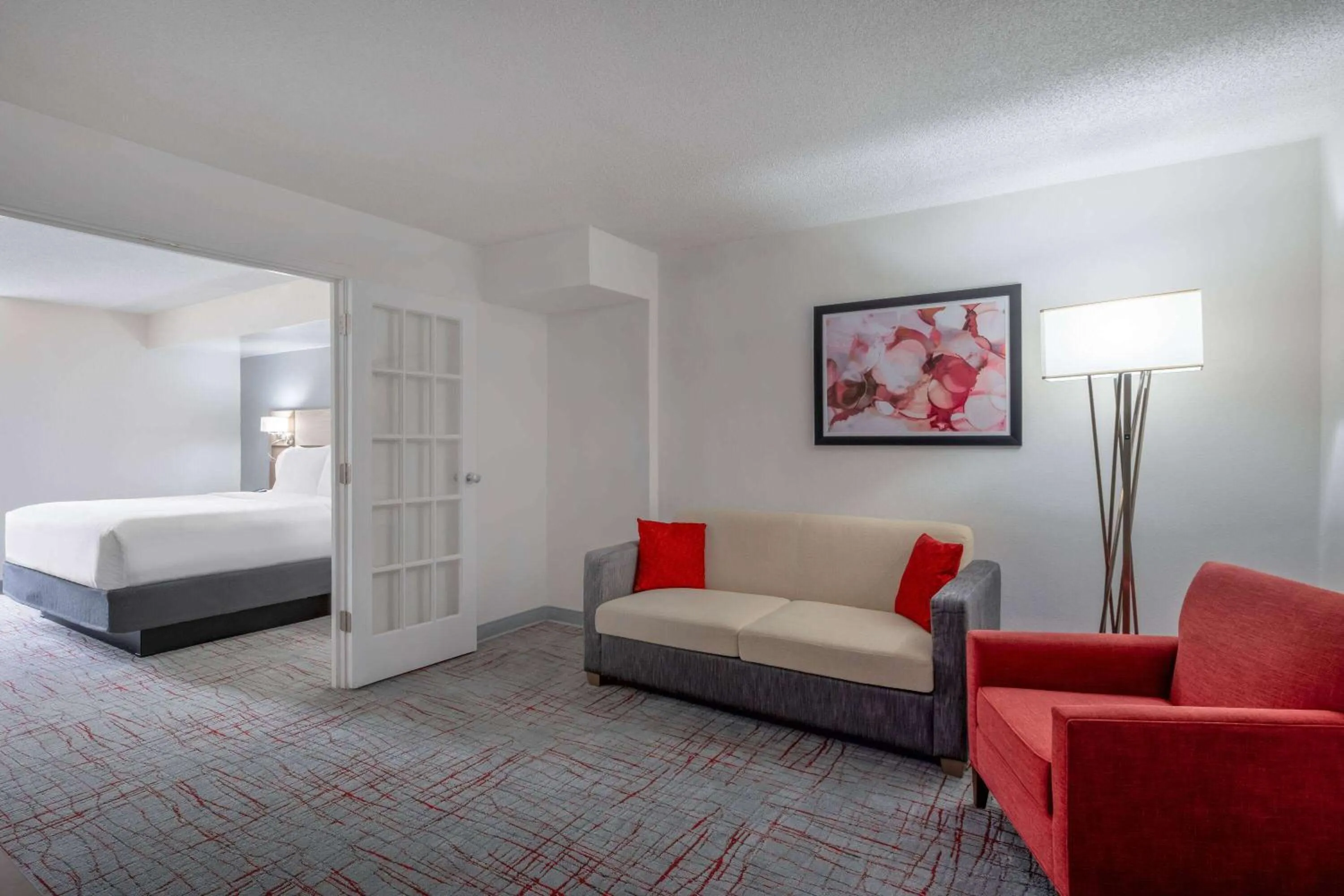 Bed in Wyndham Garden Columbia-Ft Jackson