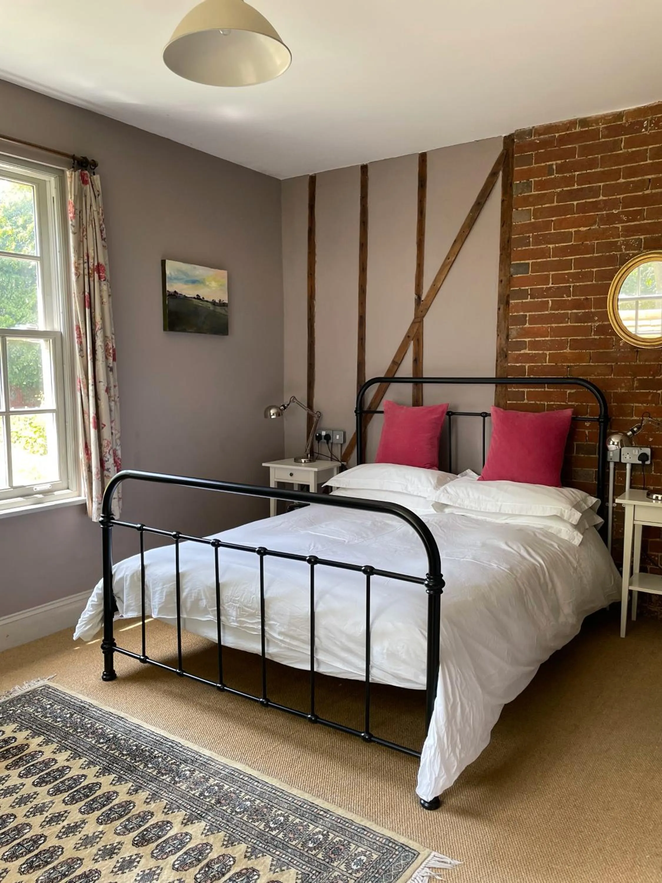 Bed in Starnash Farmhouse Holiday Home