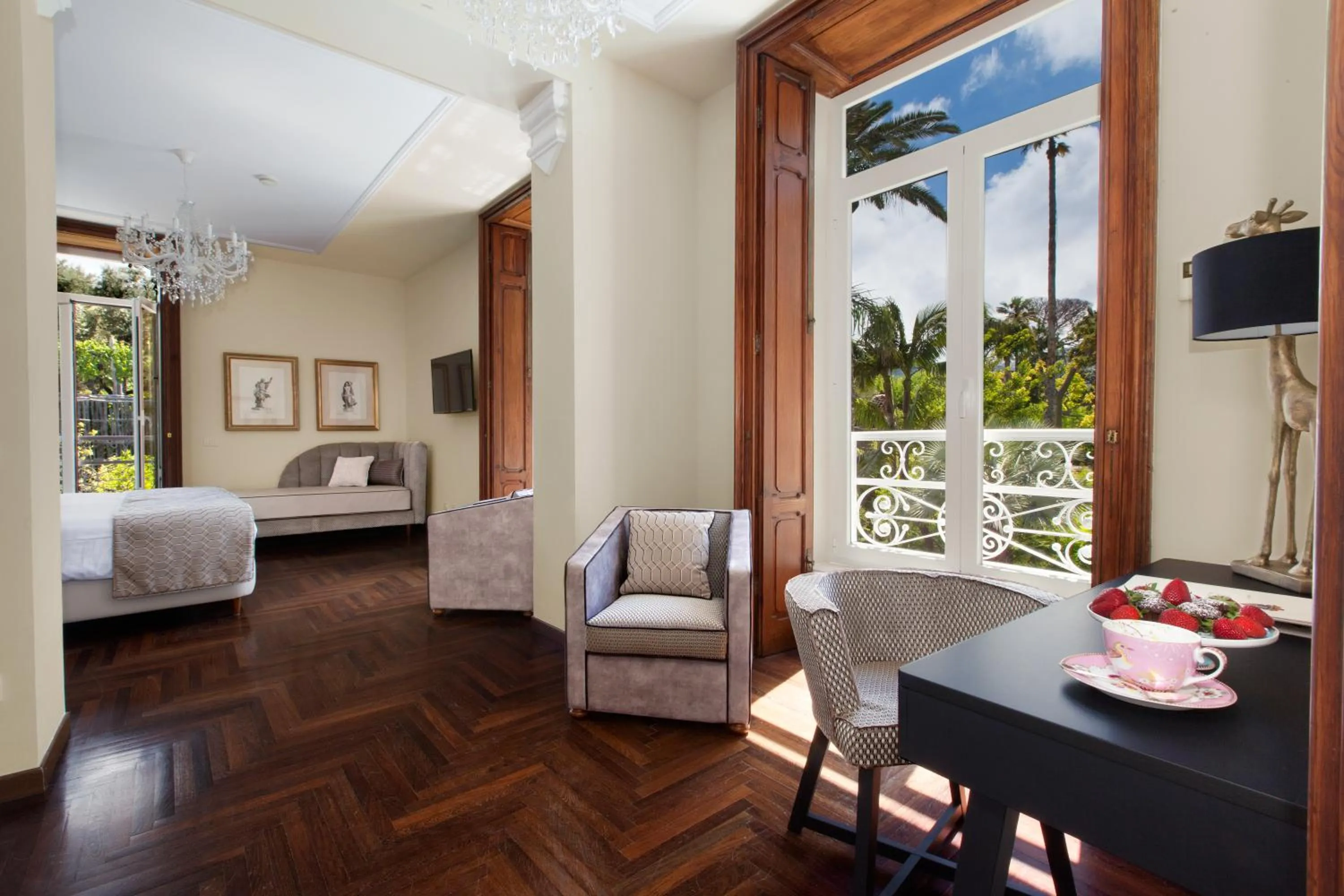 Living room in Relais Villa Savarese