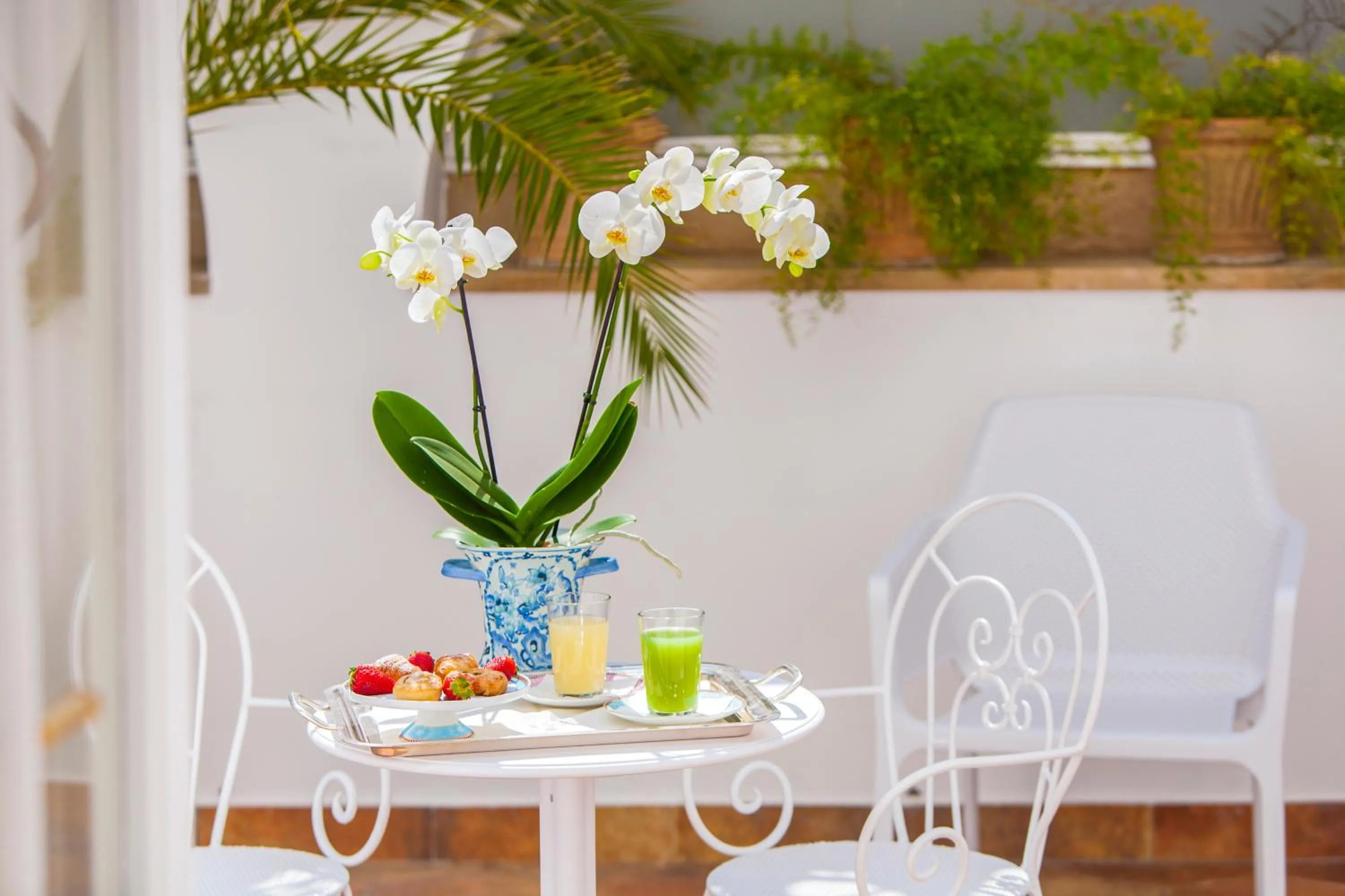 Patio in Relais Villa Savarese