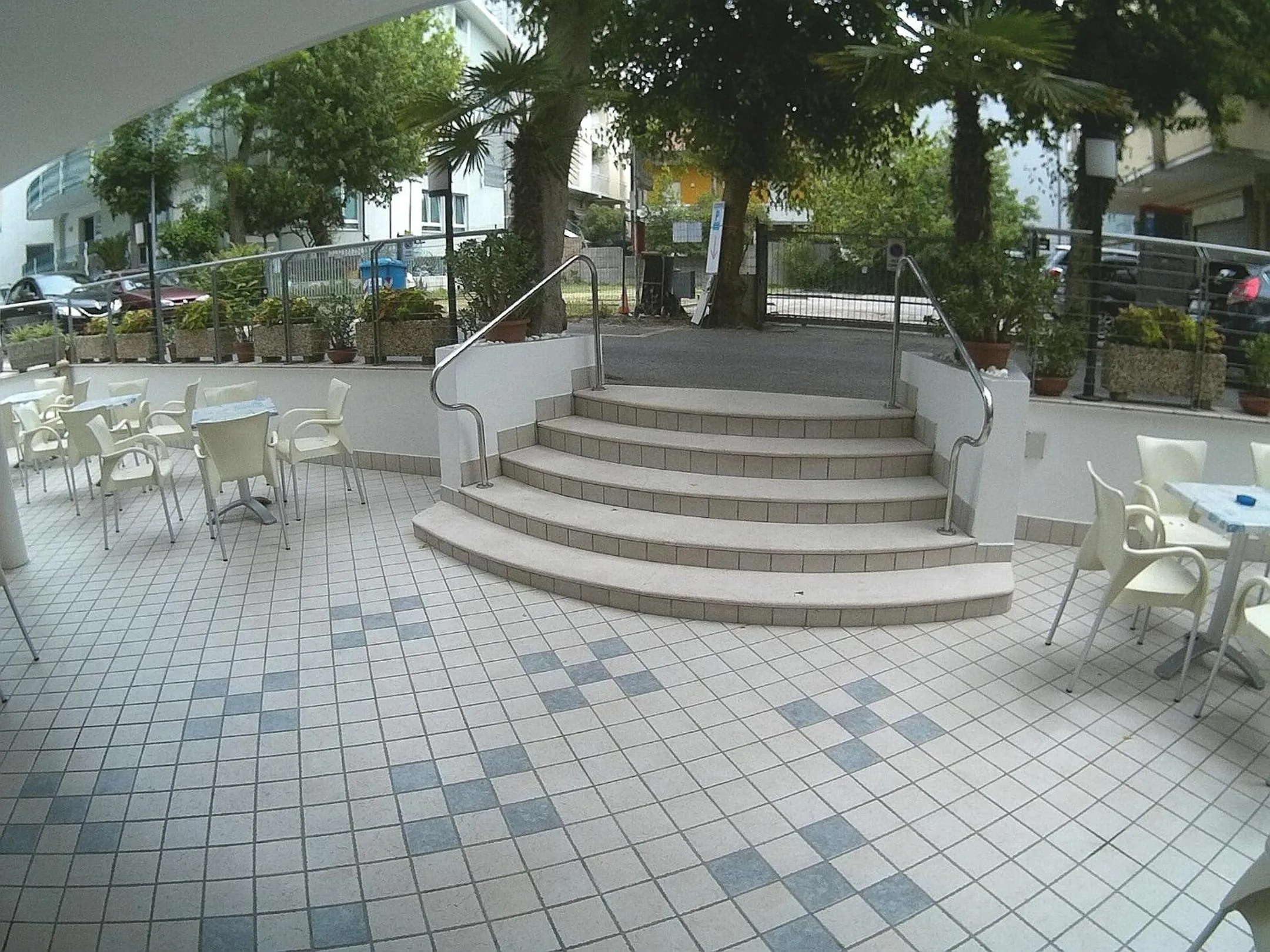 Patio in Hotel Azzurro