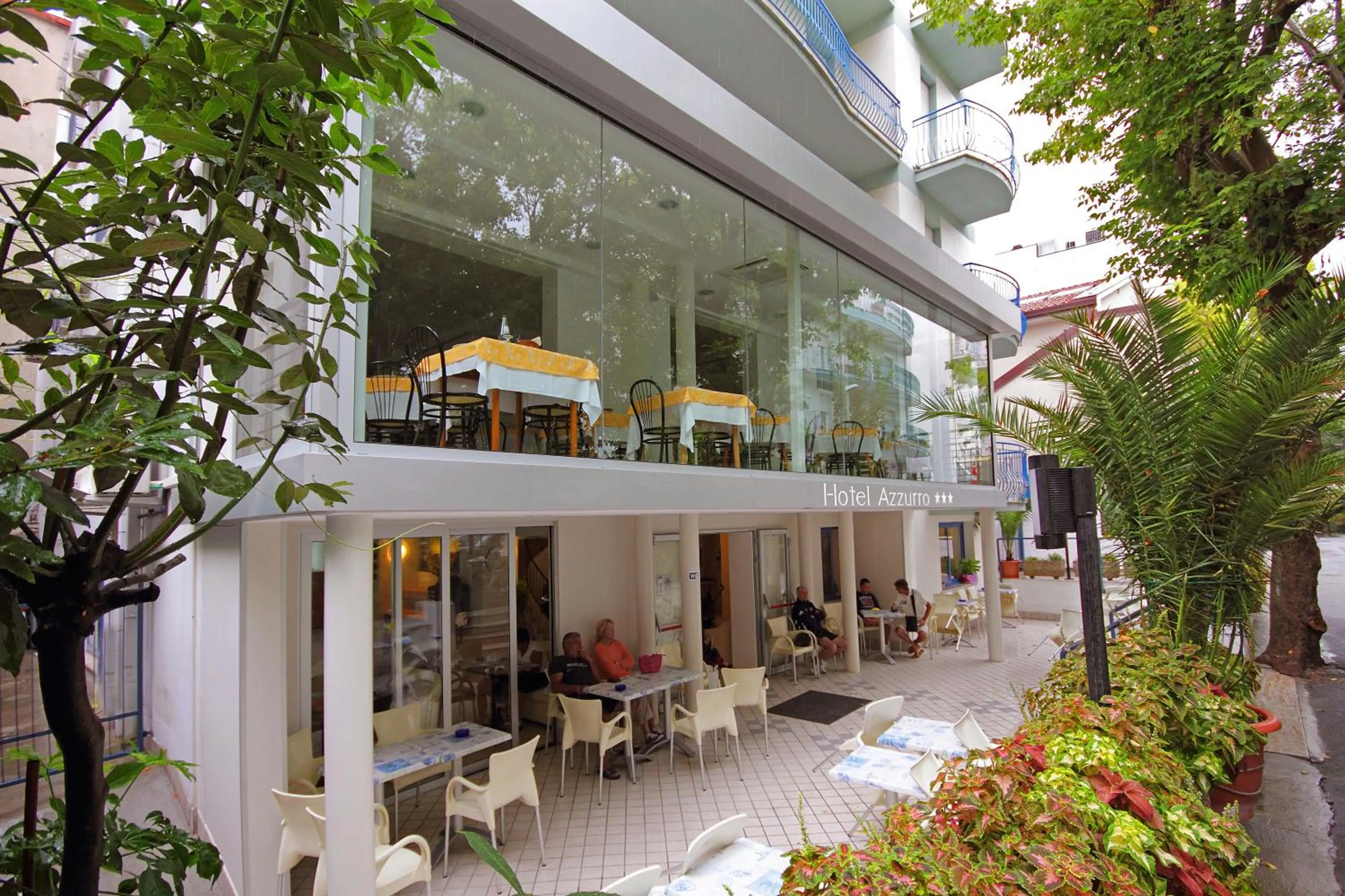 Patio in Hotel Azzurro