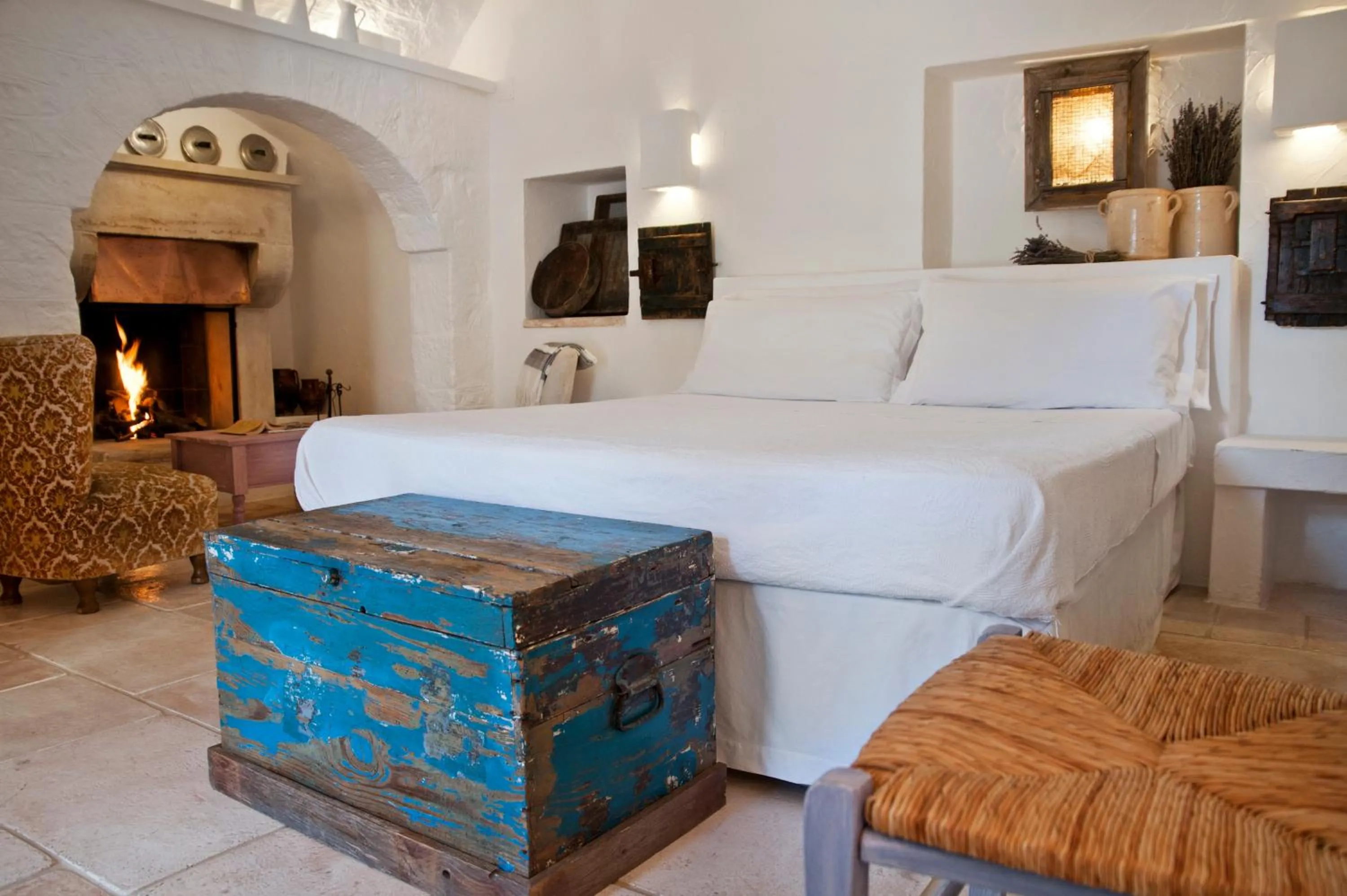 Photo of the whole room, Bed in Masseria Salinola