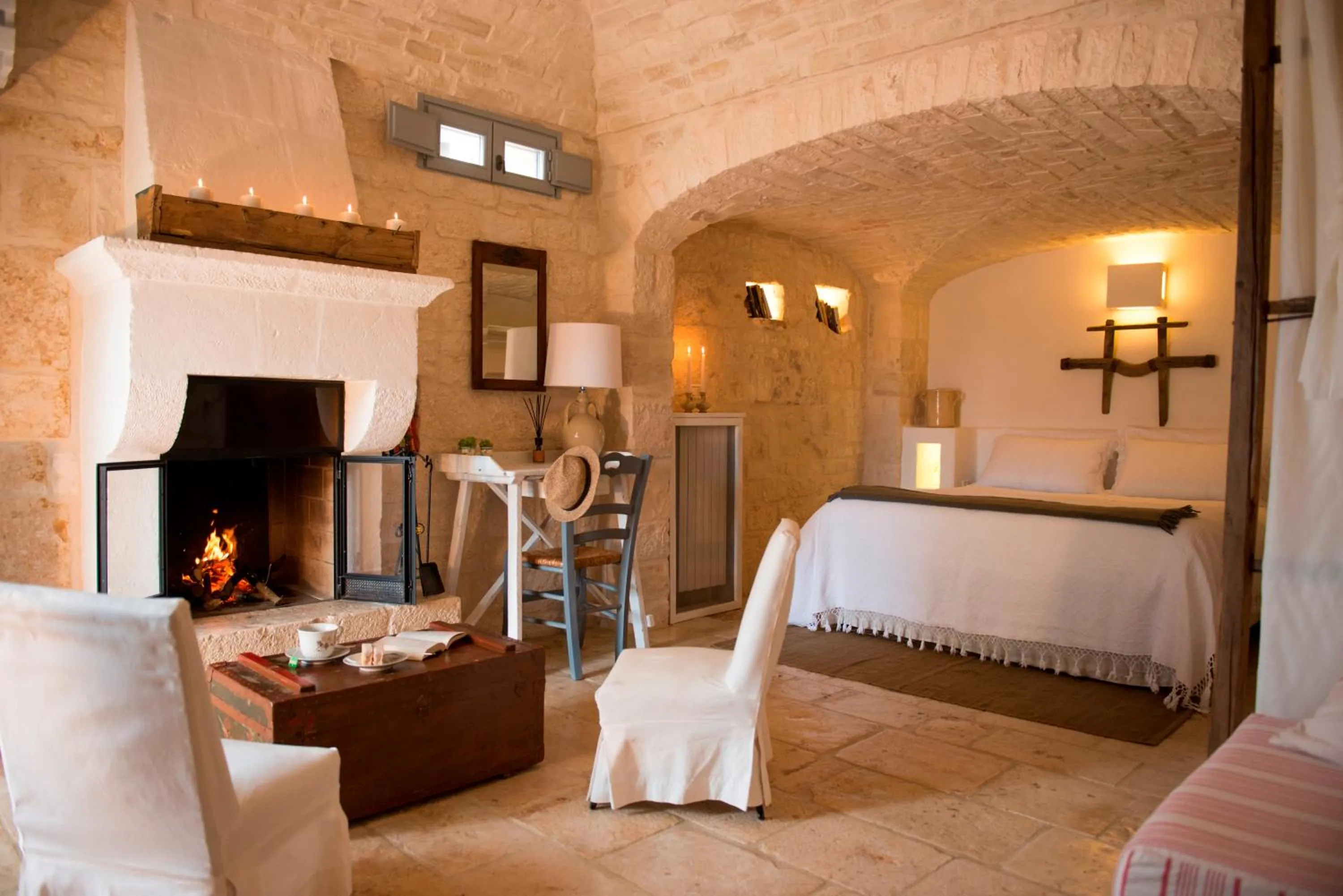 Photo of the whole room, Bed in Masseria Salinola