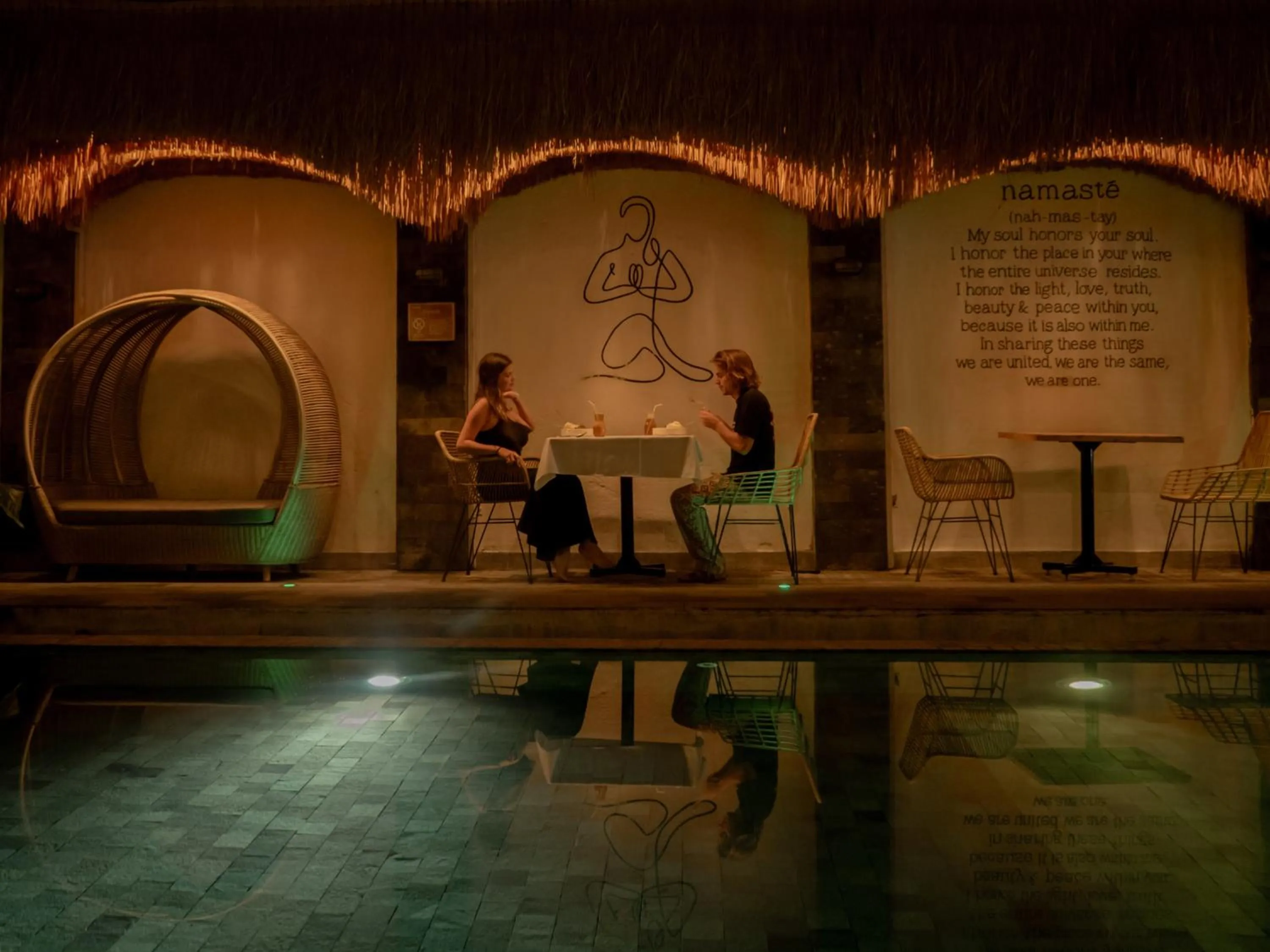 Dinner in Tattva Ubud Retreat & Wellness