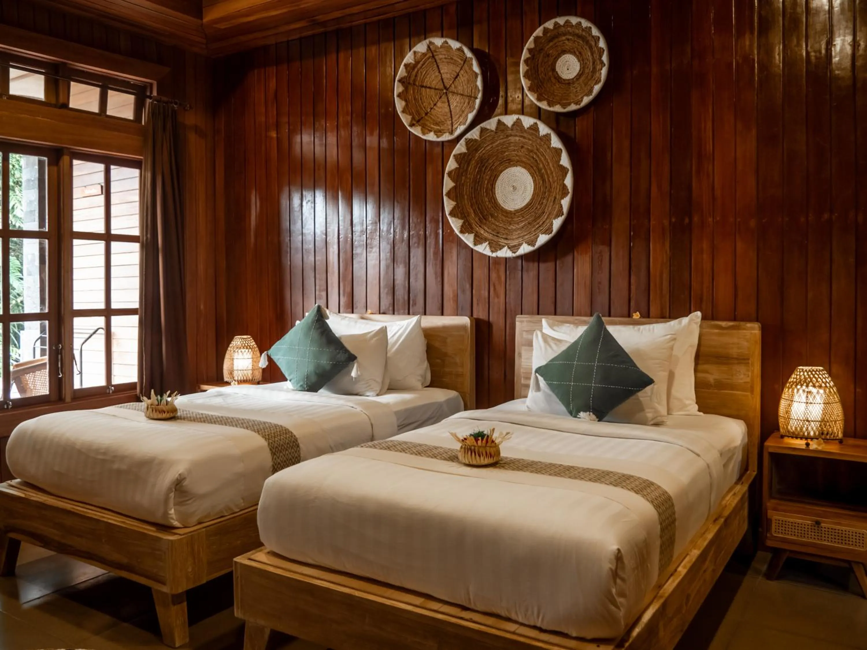 Bed in Tattva Ubud Retreat & Wellness