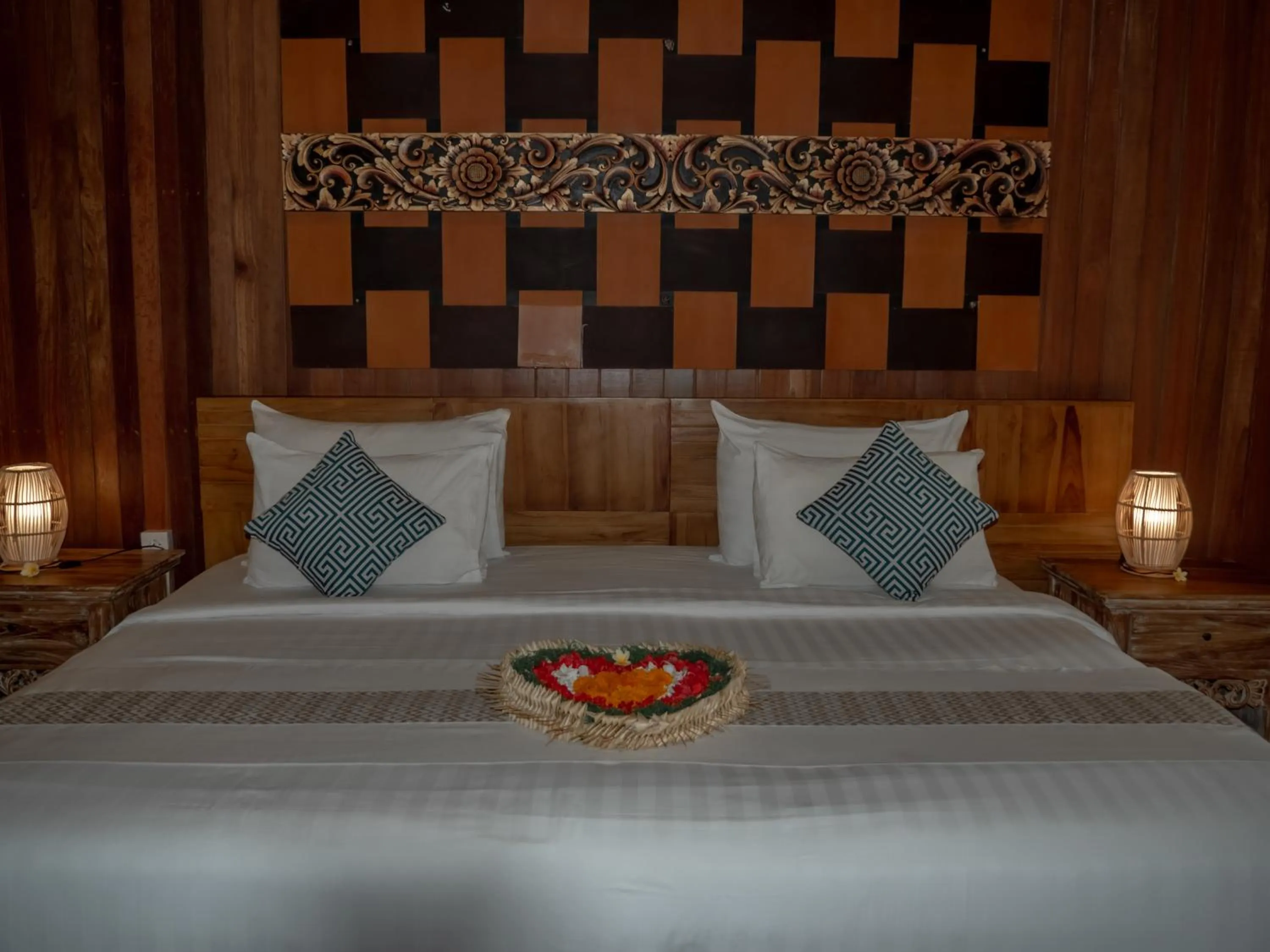 Bed in Tattva Ubud Retreat & Wellness