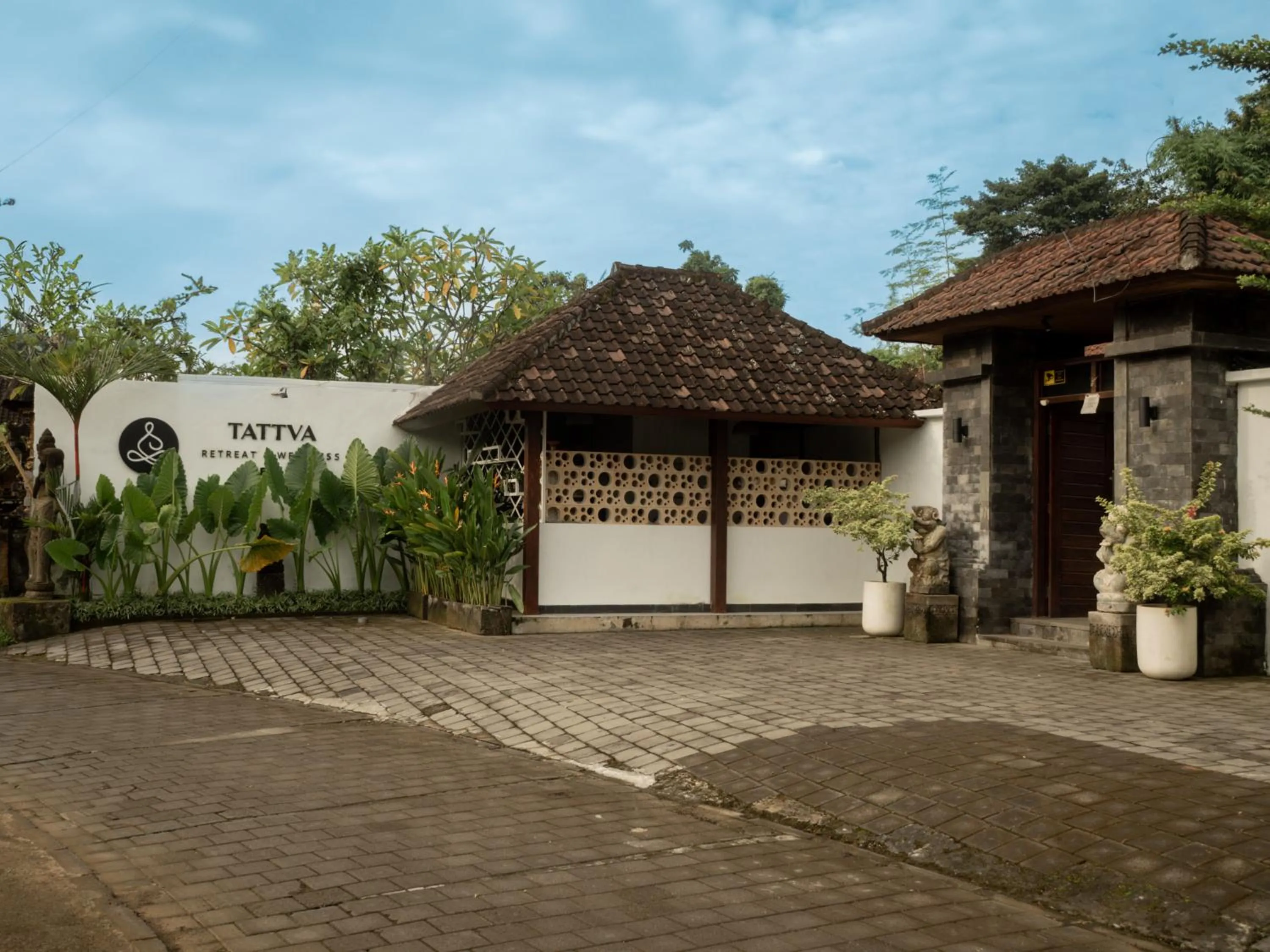 Facade/entrance in Tattva Ubud Retreat & Wellness