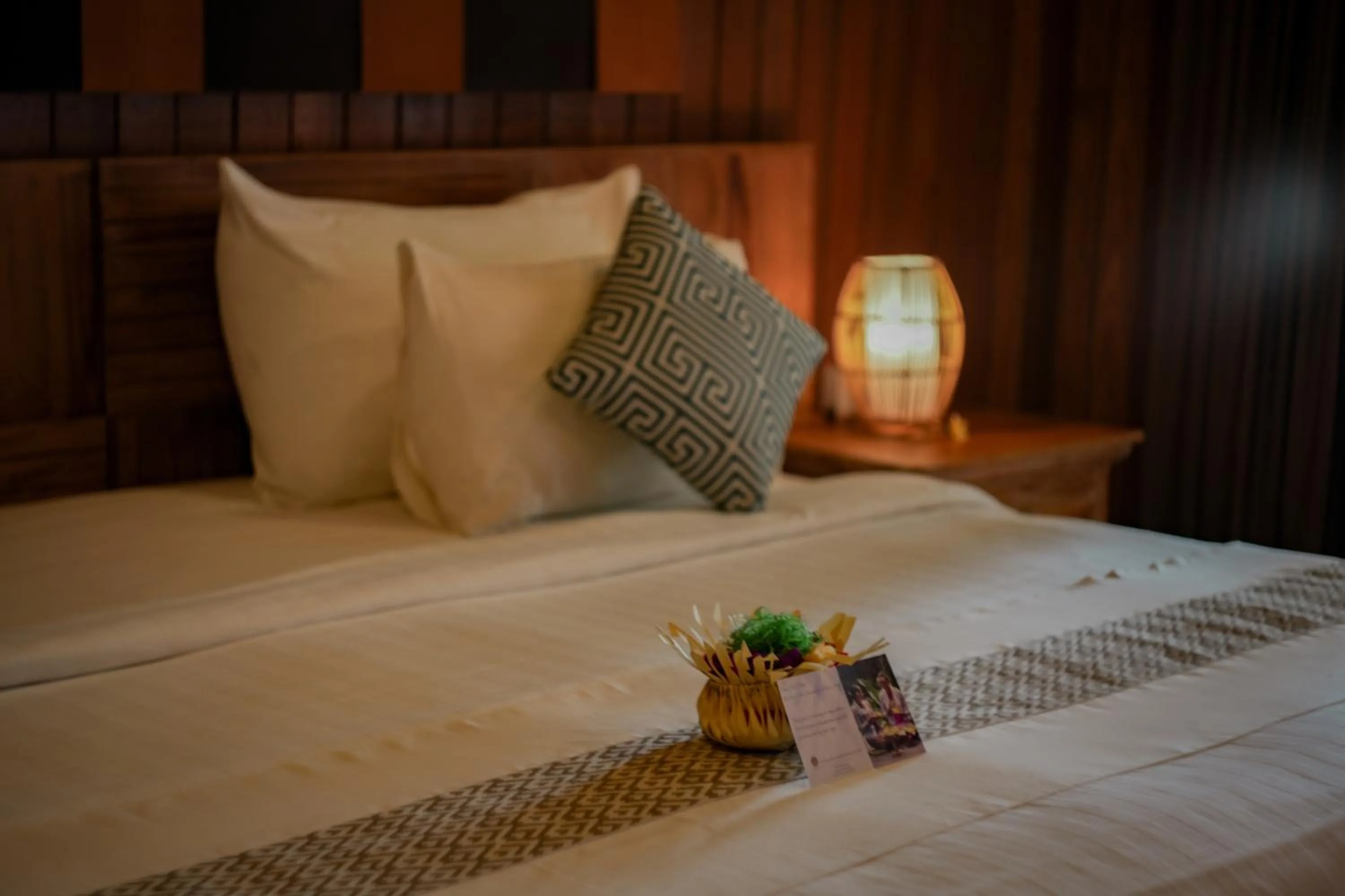 Bed in Tattva Ubud Retreat & Wellness