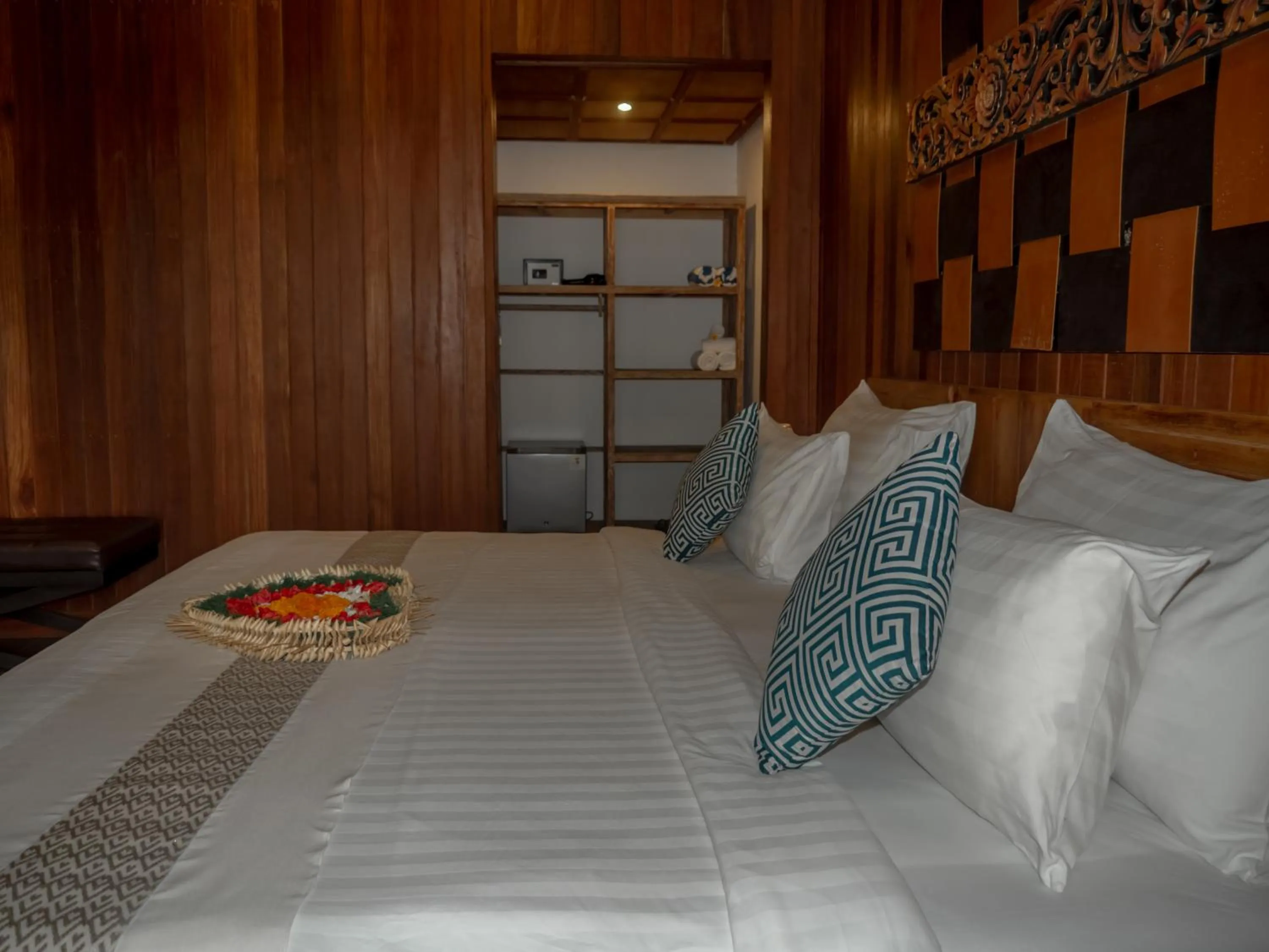 Bed in Tattva Ubud Retreat & Wellness