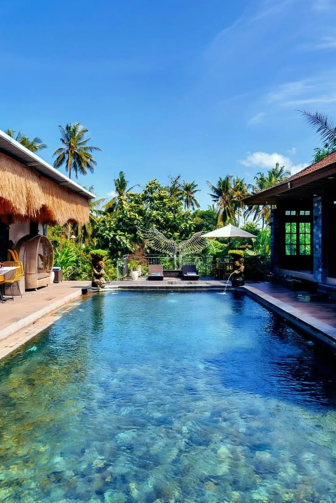 Pool view in Tattva Ubud Retreat & Wellness