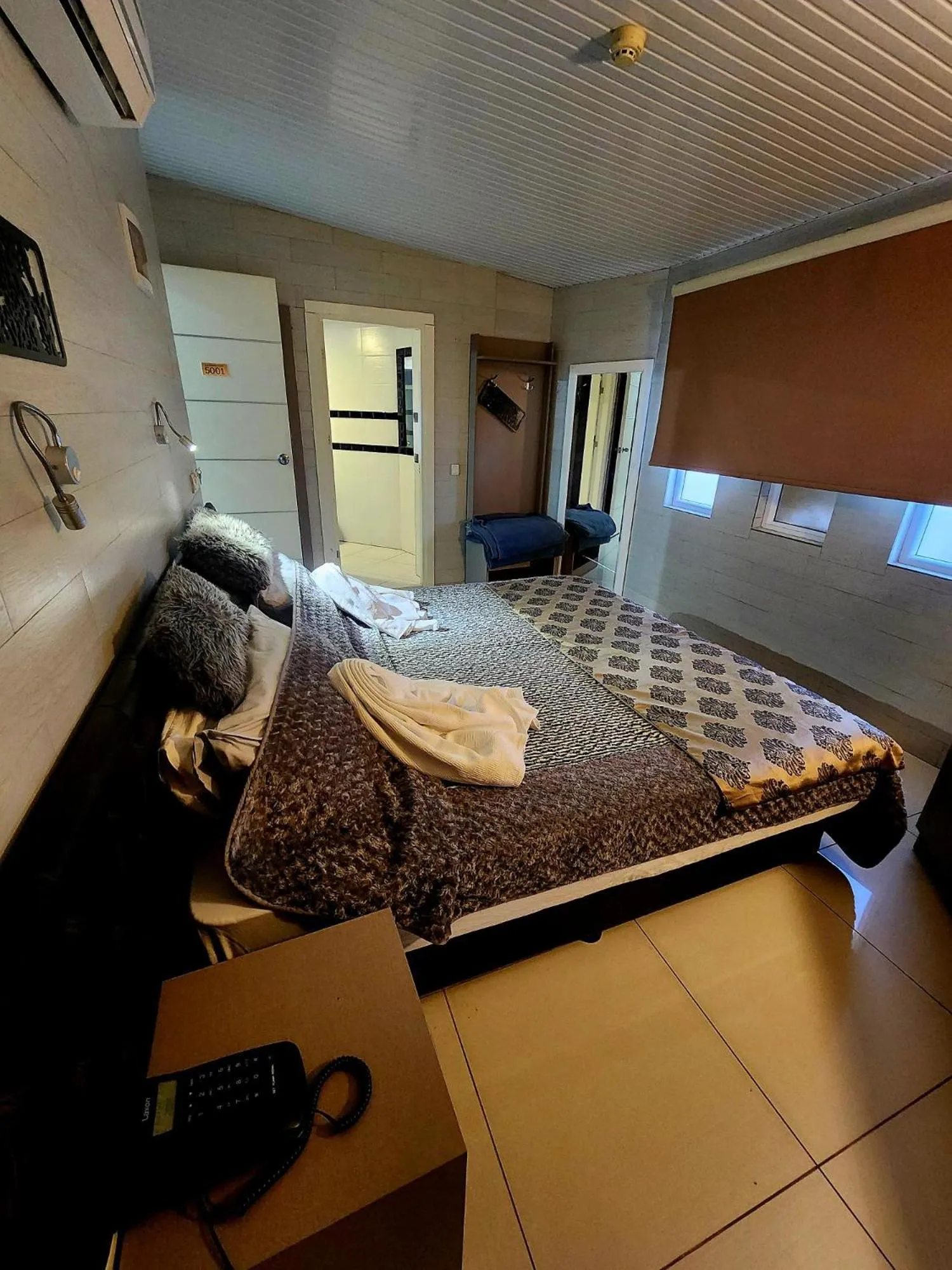 Bed in Cleopatra City Hotel Alanya