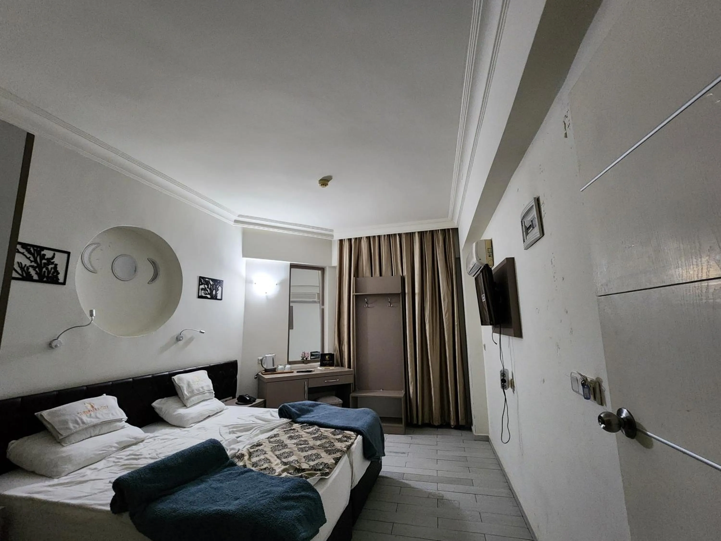 Bed in Cleopatra City Hotel Alanya